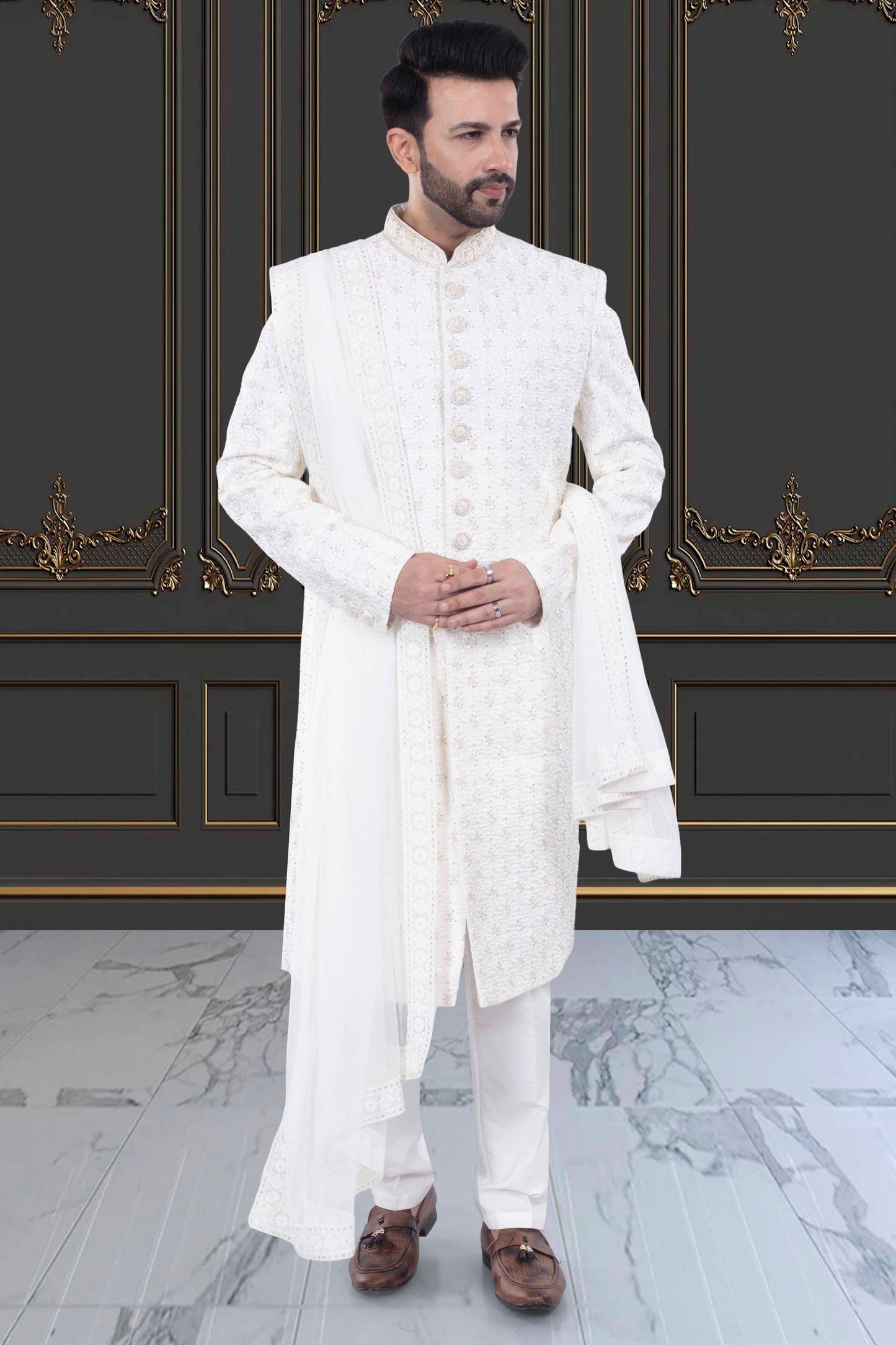 Mens Sherwani- M42-S130