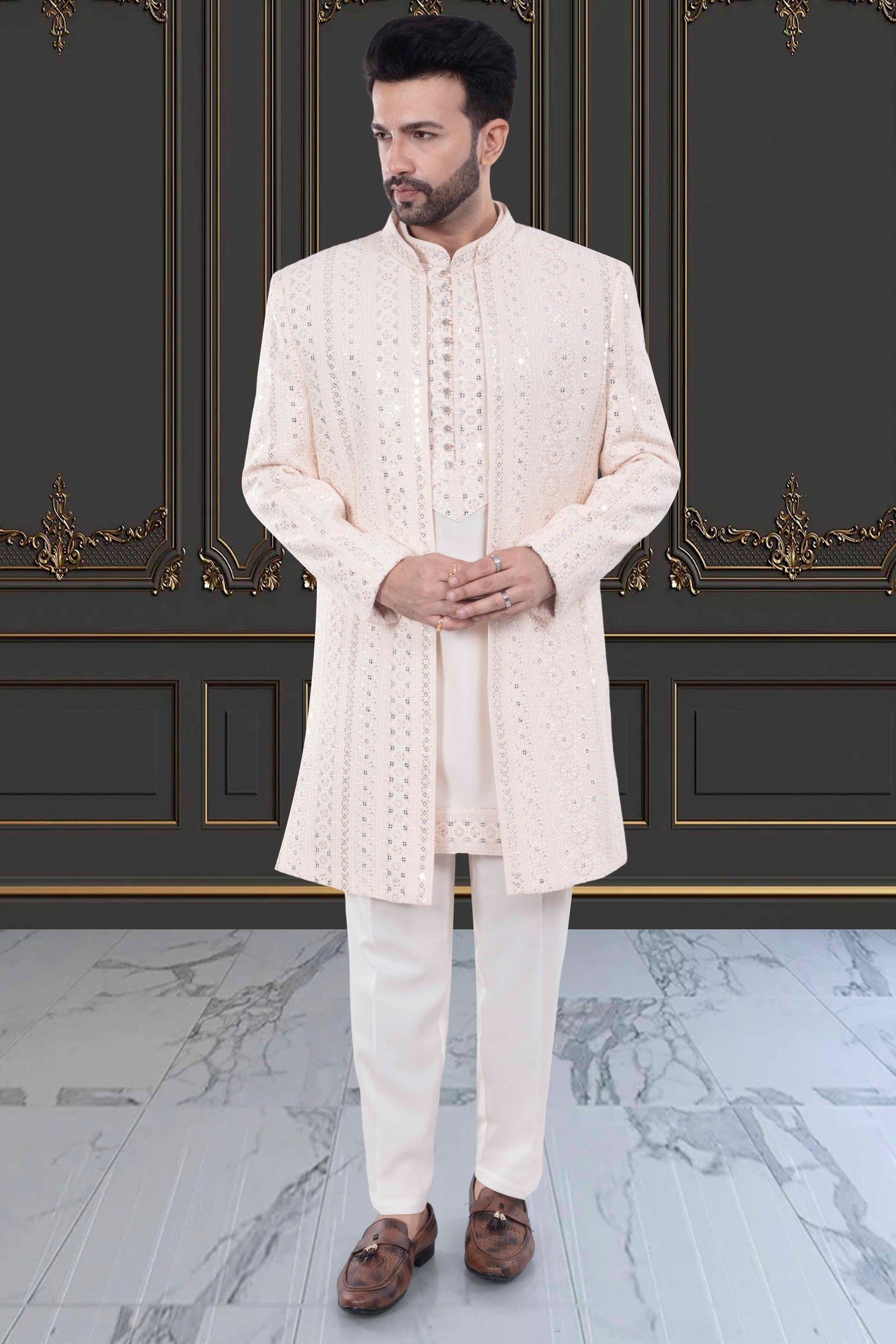 Mens Sherwani- M42-S133