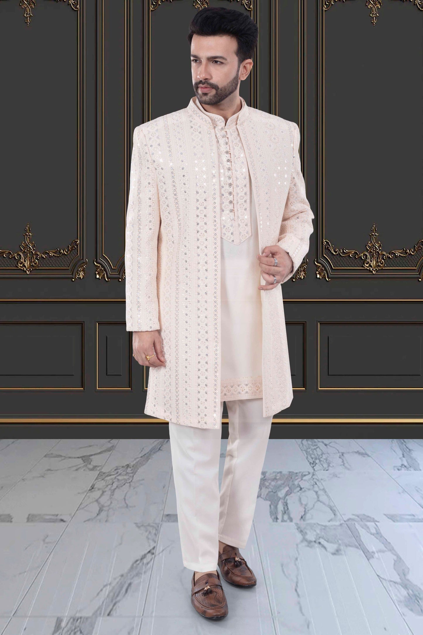 Mens Sherwani- M42-S133