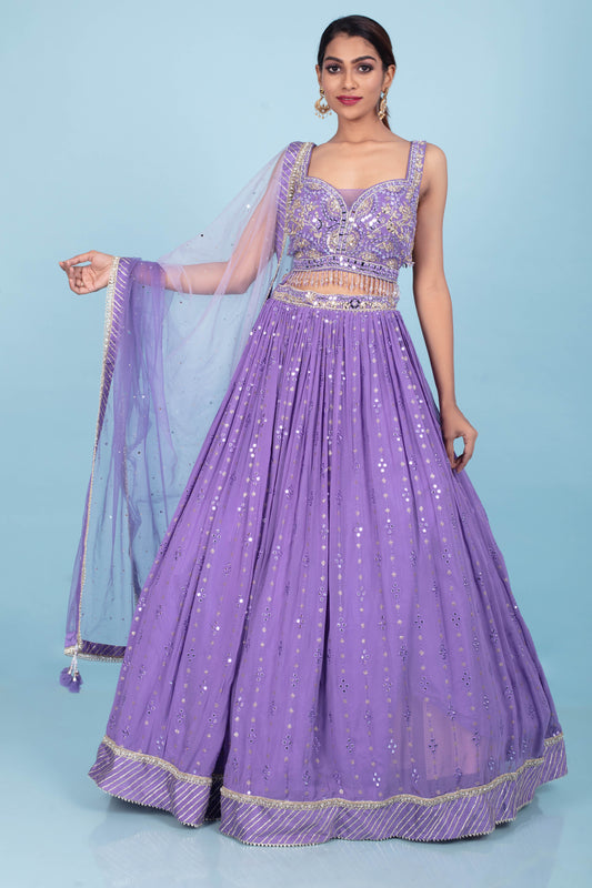 Party Wear Lehenga D-302