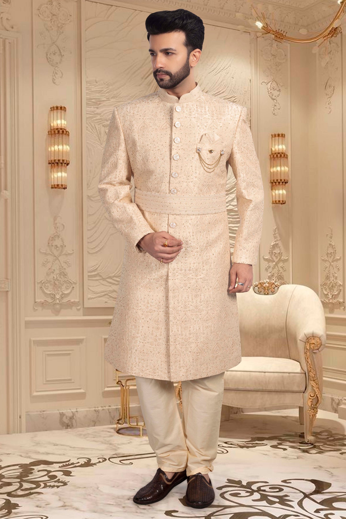 Mens Sherwani S20-S368