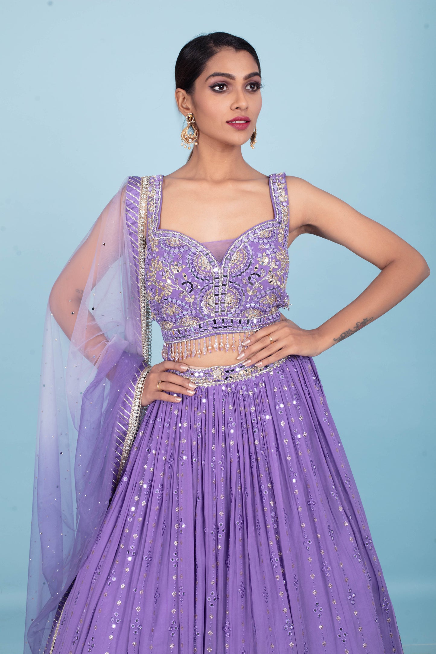 Party Wear Lehenga D-302