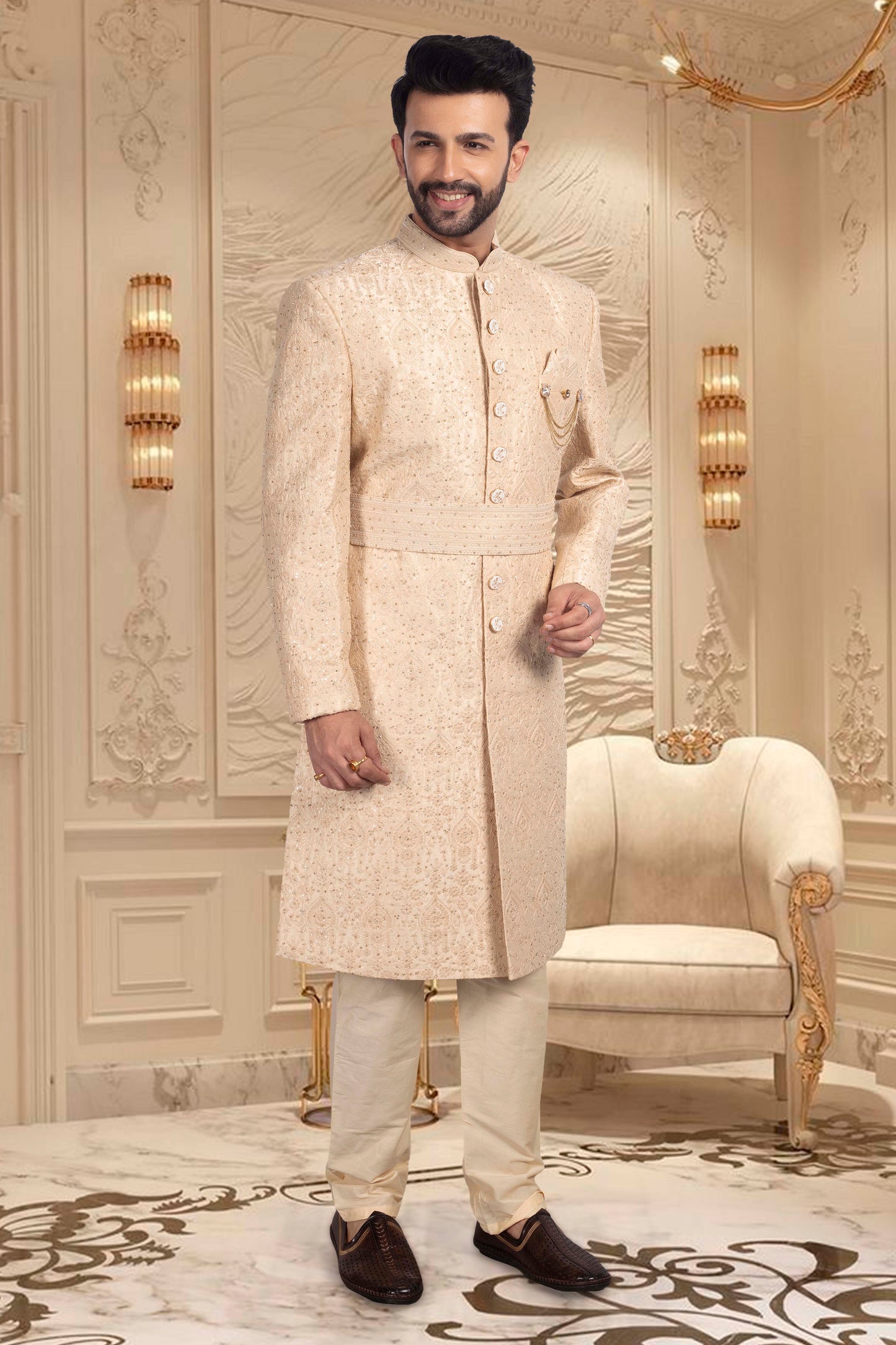 Mens Sherwani S20-S368