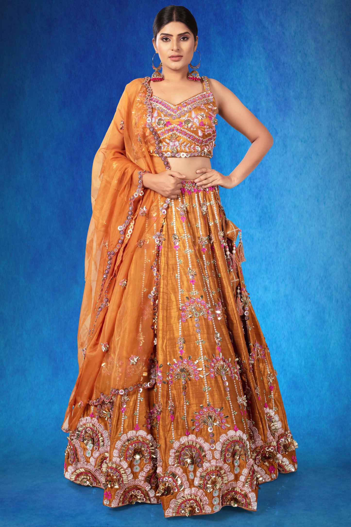 Party Wear Lehenga D-319