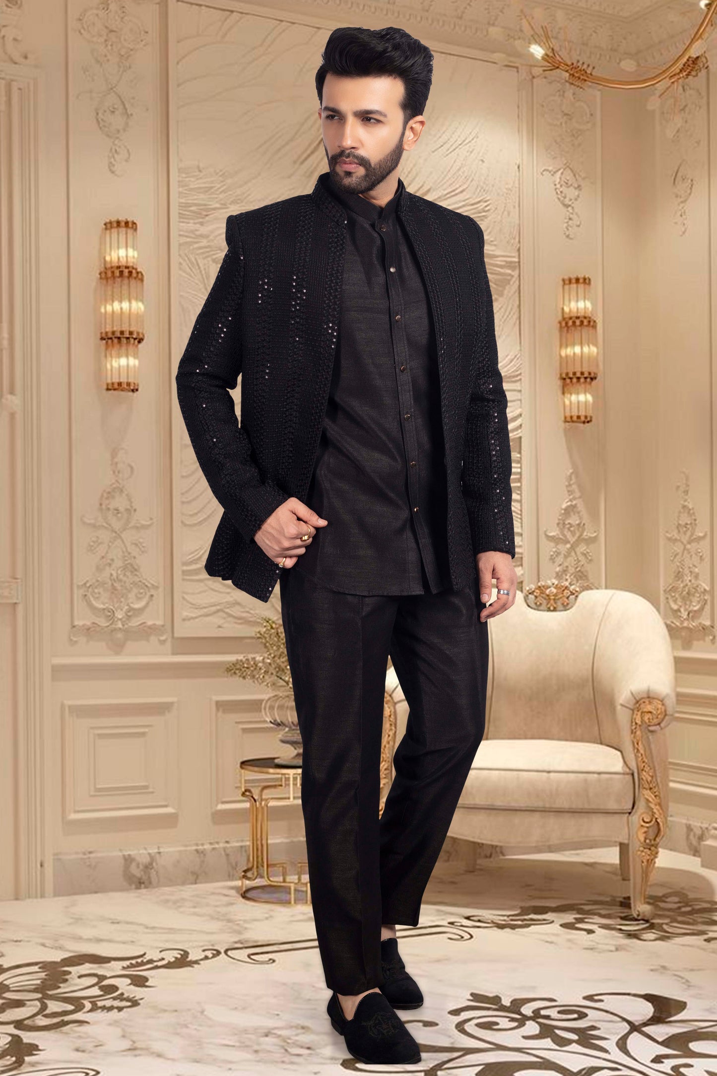 Mens Sherwani M42-S118