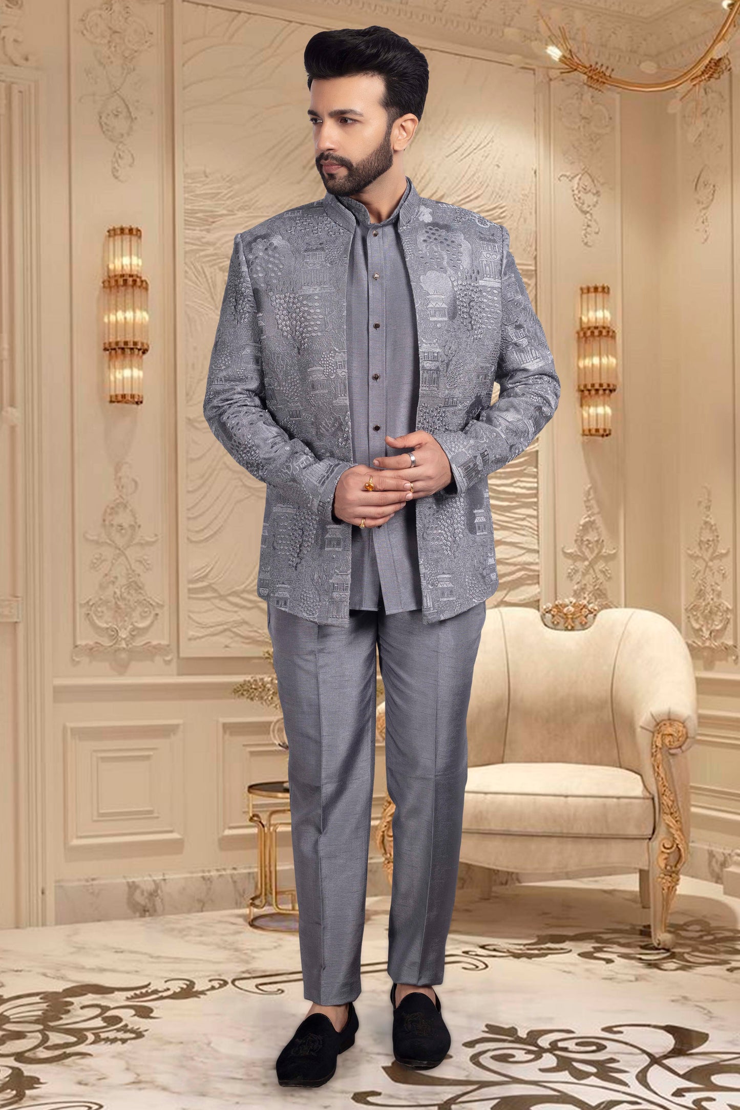 Mens Sherwani M42-S117