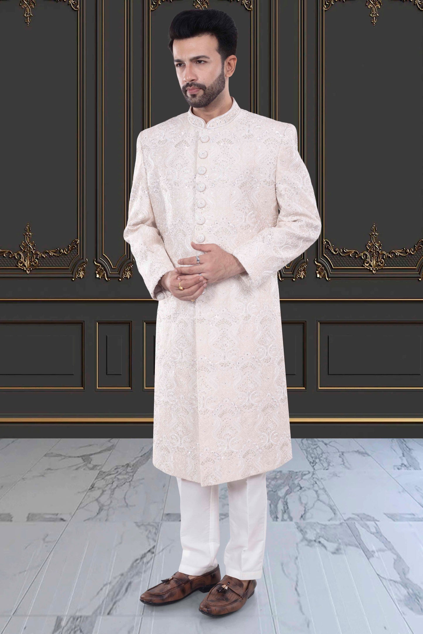 Mens Sherwani- M42-S136