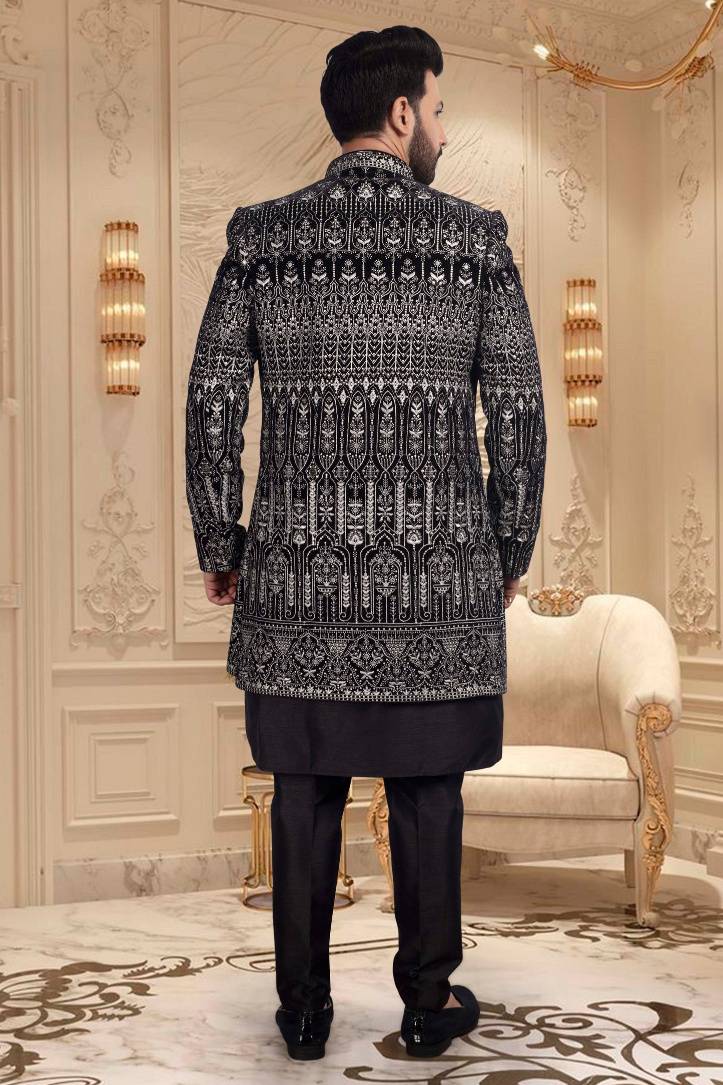 Mens Sherwani-  U2-S340