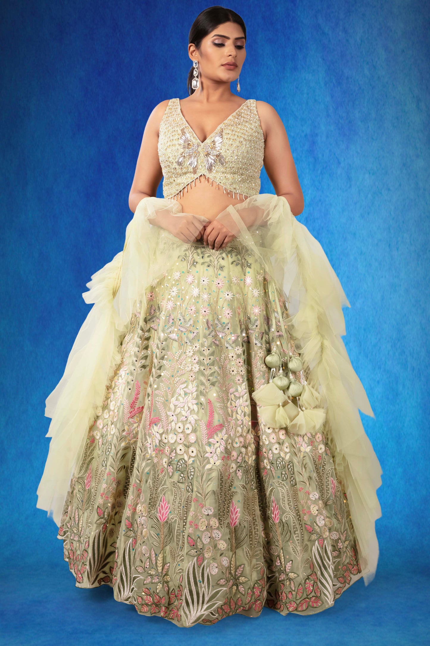 Party Wear Lehenga D-305