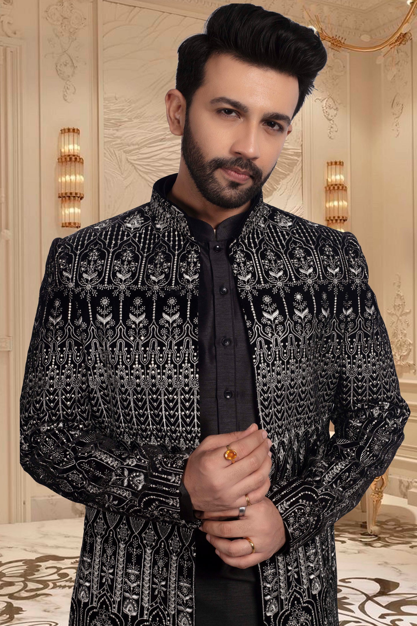 Mens Sherwani-  U2-S340