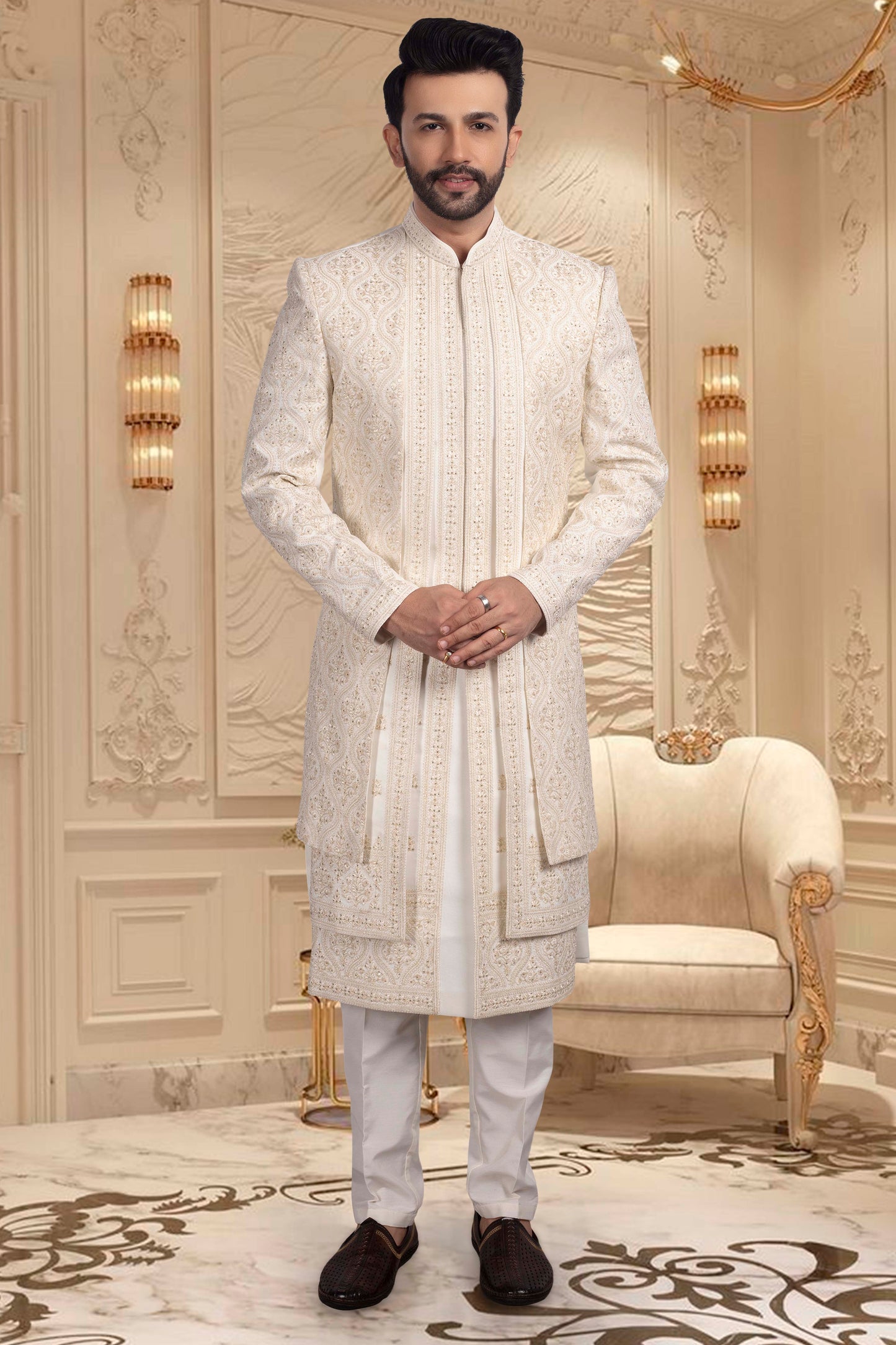 Mens Sherwani-  U2-S342