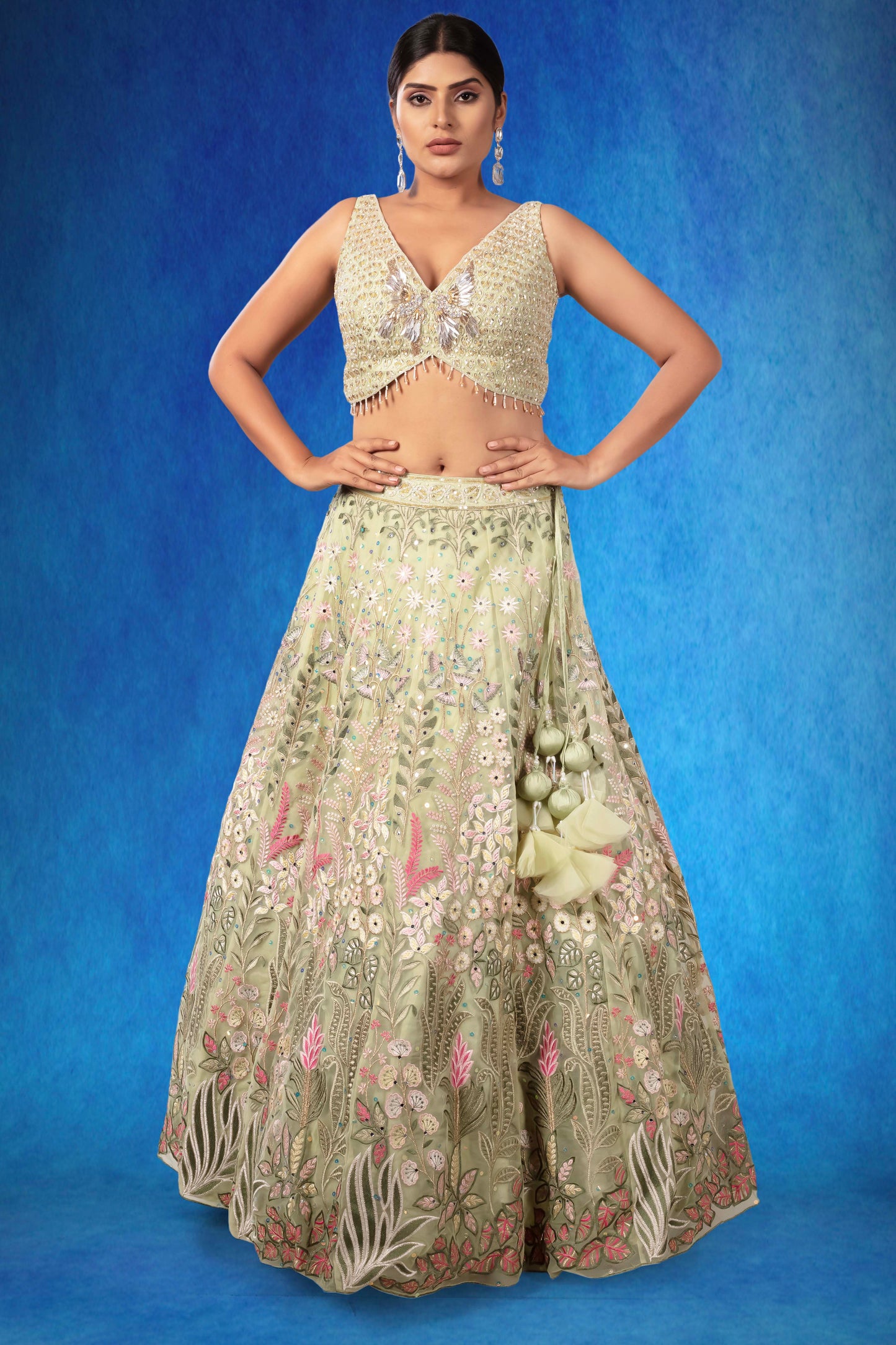 Party Wear Lehenga D-305