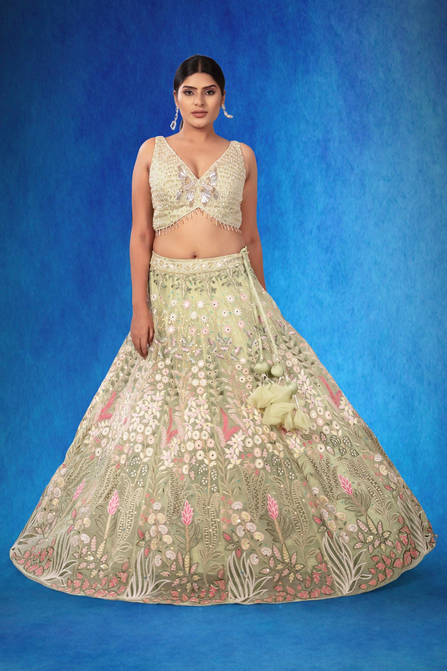 Party Wear Lehenga D-305