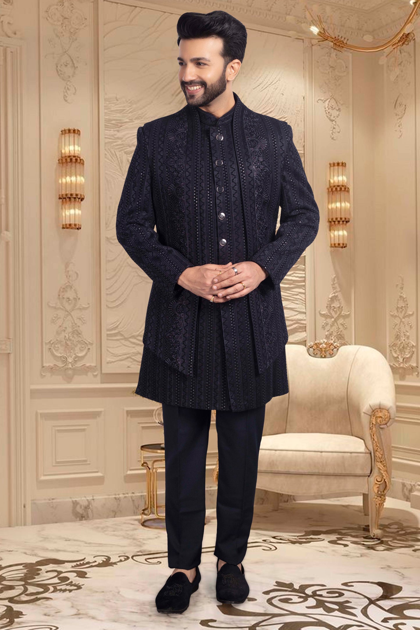 Mens Sherwani-  U2-S354