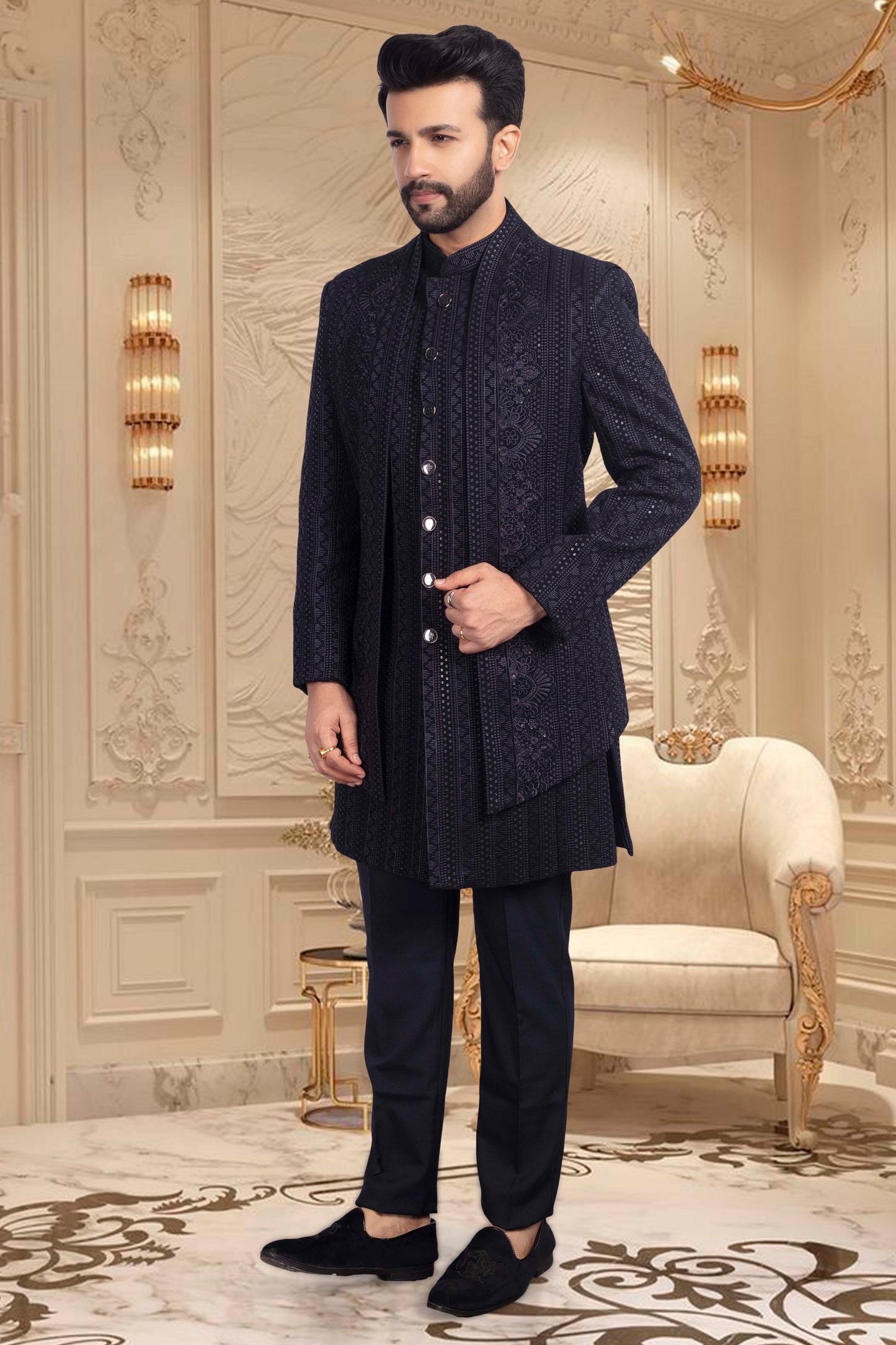 Mens Sherwani-  U2-S354