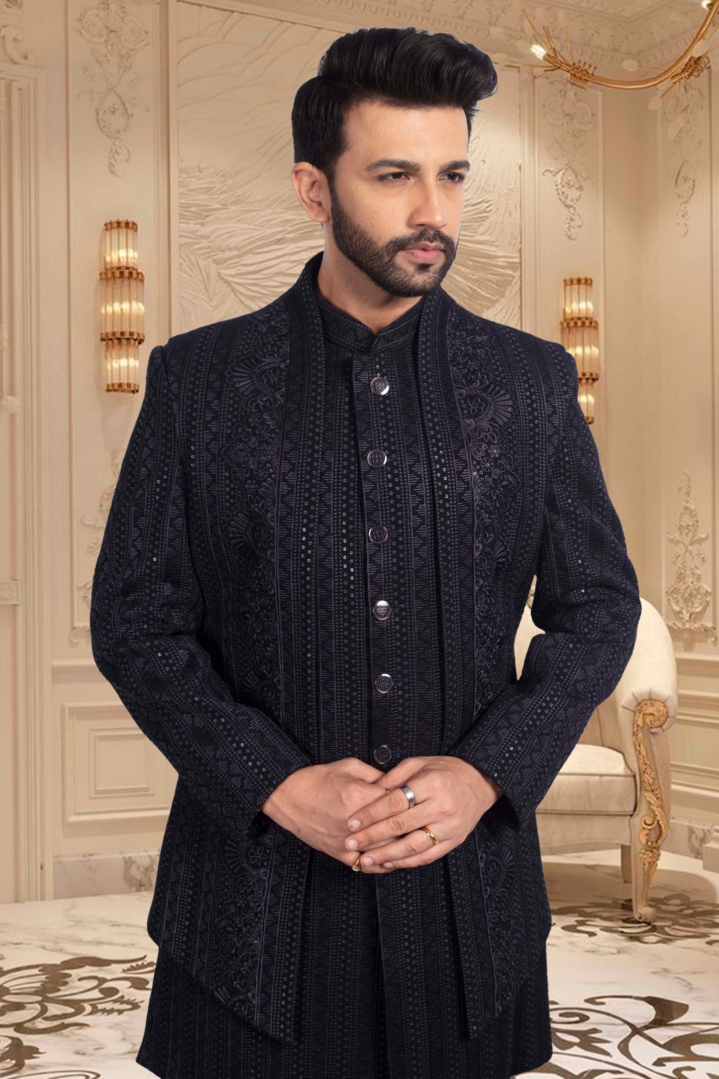 Mens Sherwani-  U2-S354