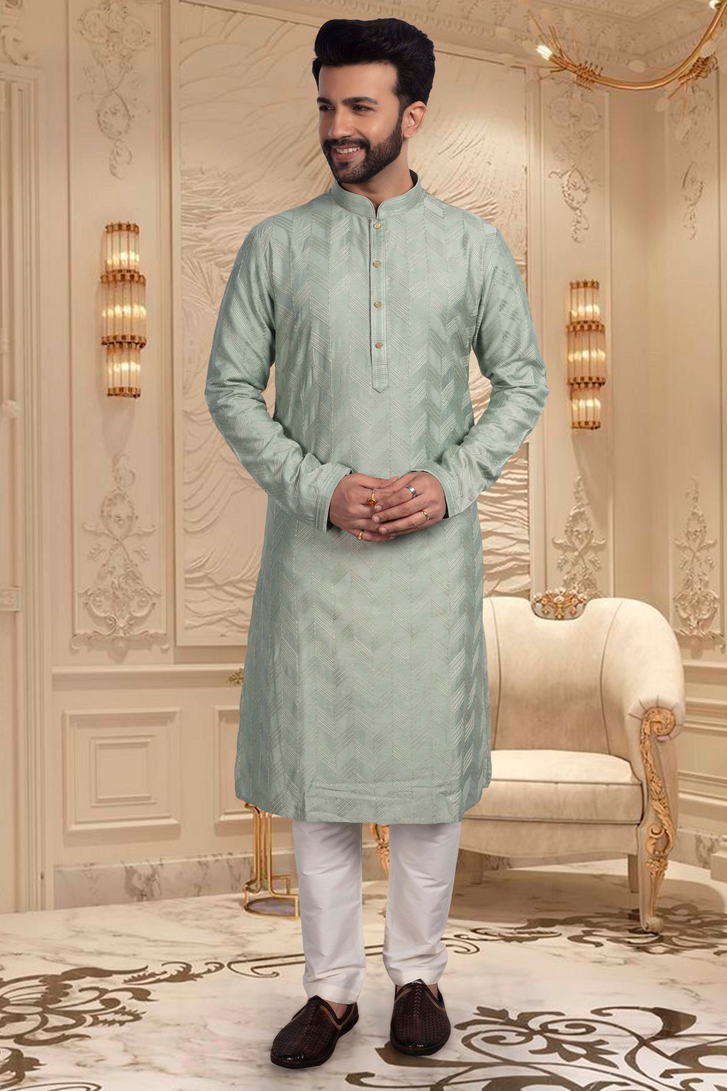 Groomsmen Kurta Pajama Sample- U2S362