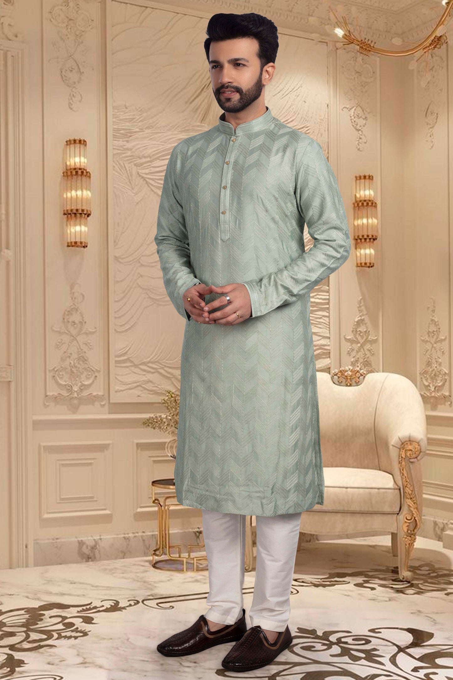 Groomsmen Kurta Pajama Sample- U2S362