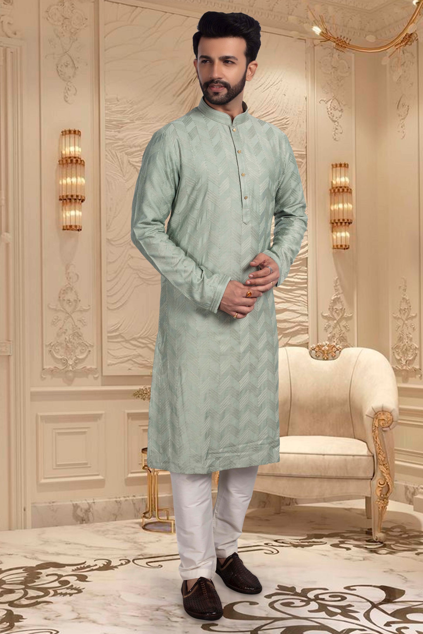 Groomsmen Kurta Pajama Sample- U2S362