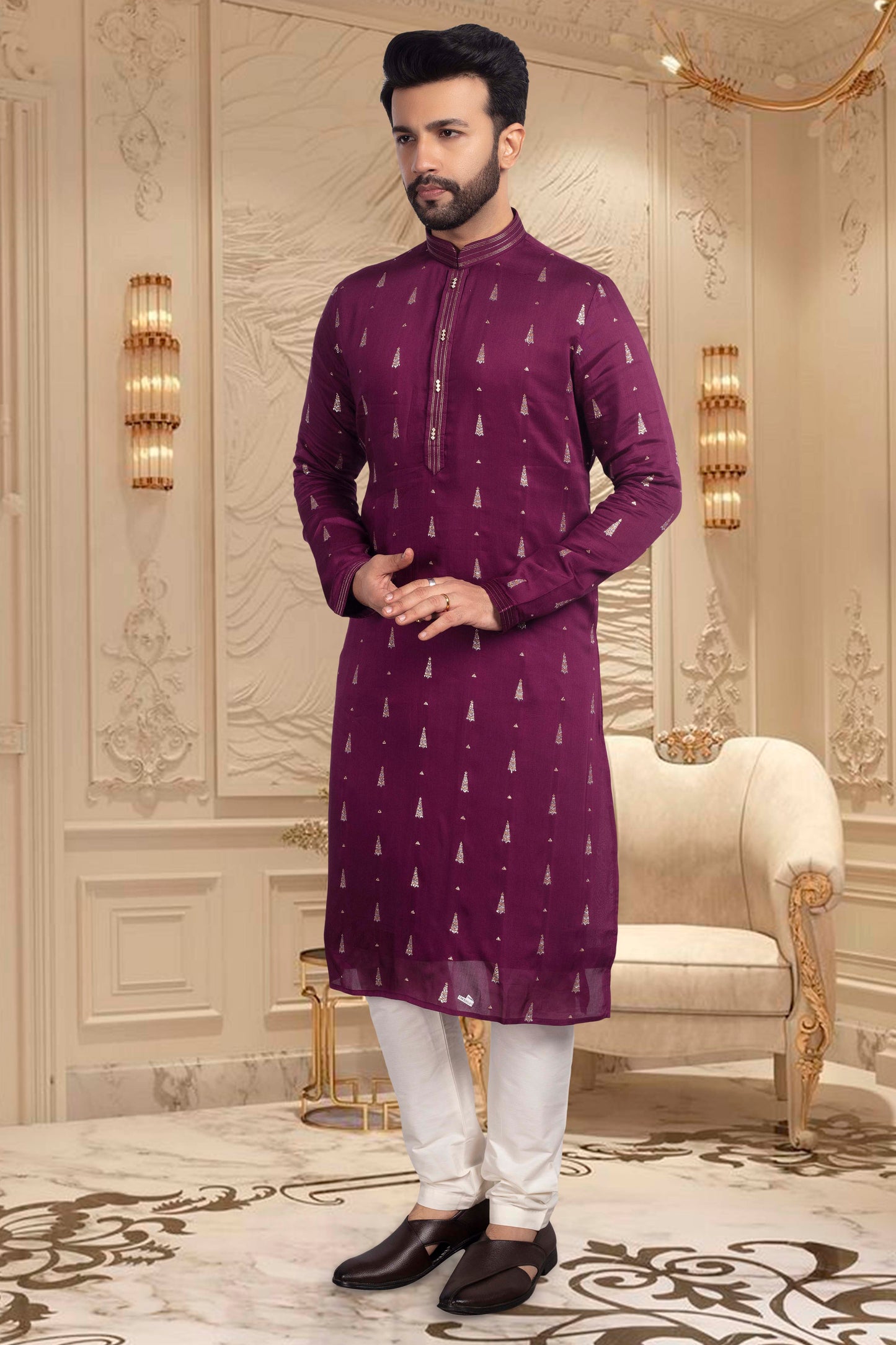 Groomsmen Kurta Pajama Sample- U2S364