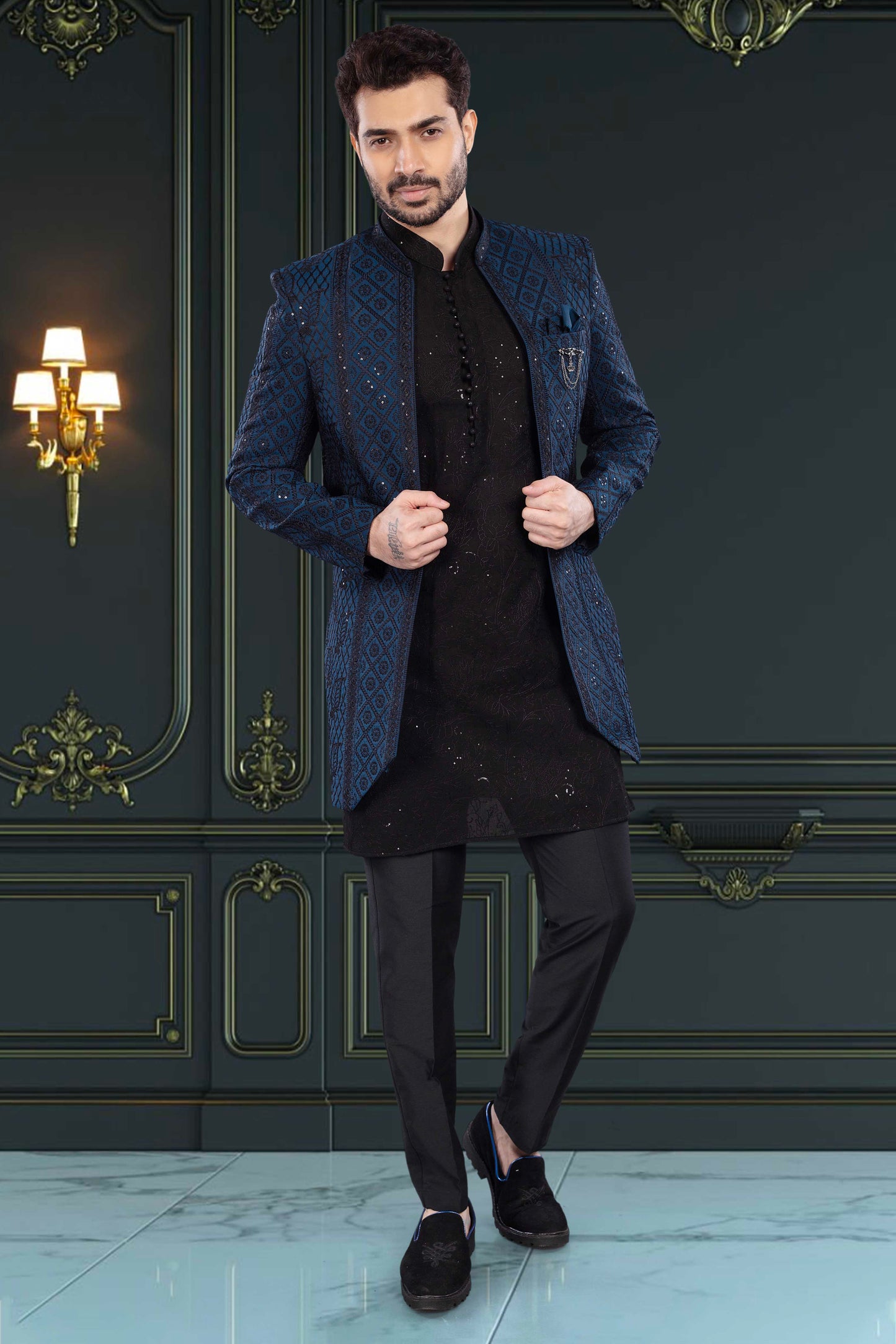 Mens Sherwani U2-S327