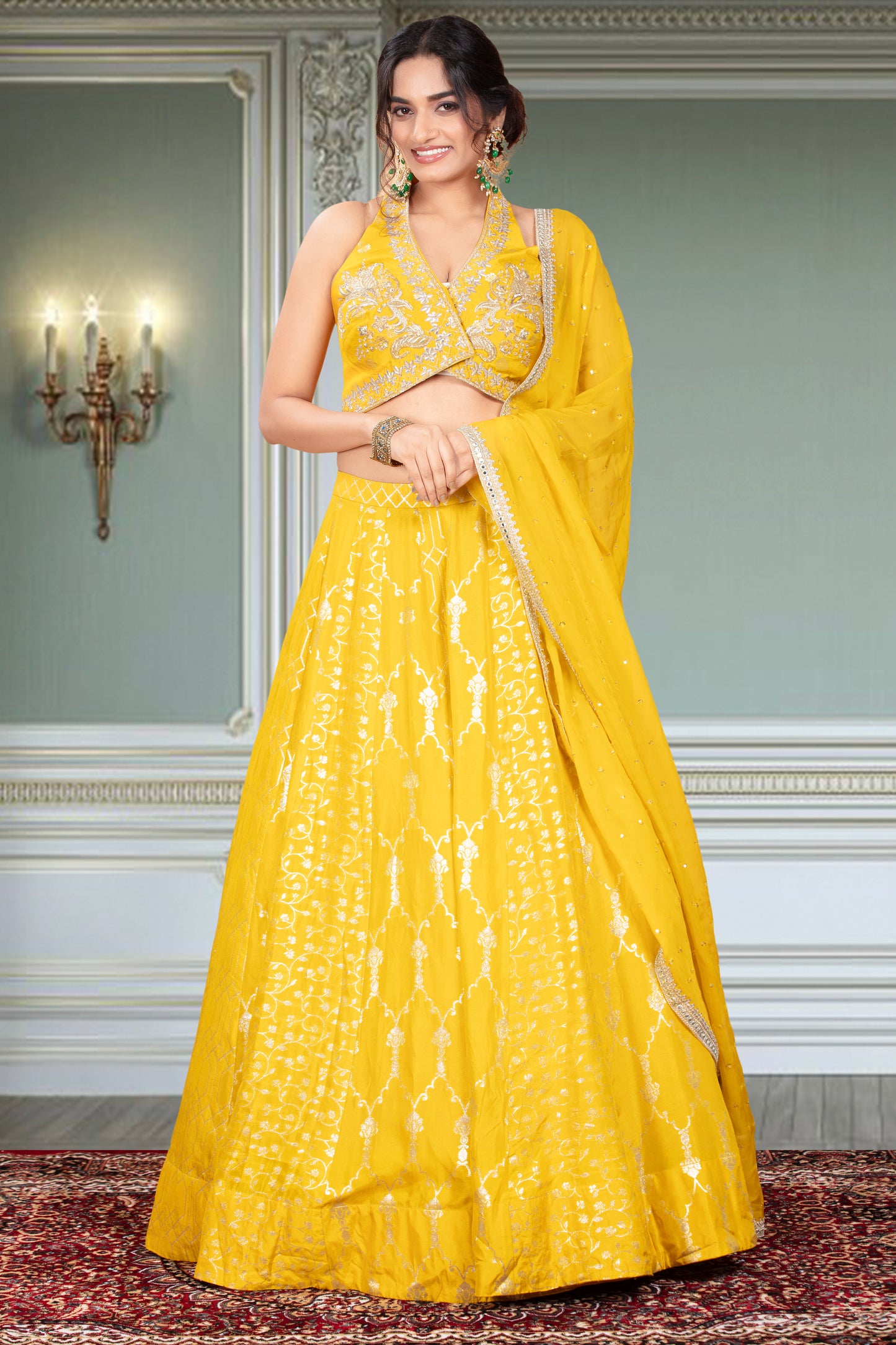 Party Wear Lehenga D-343