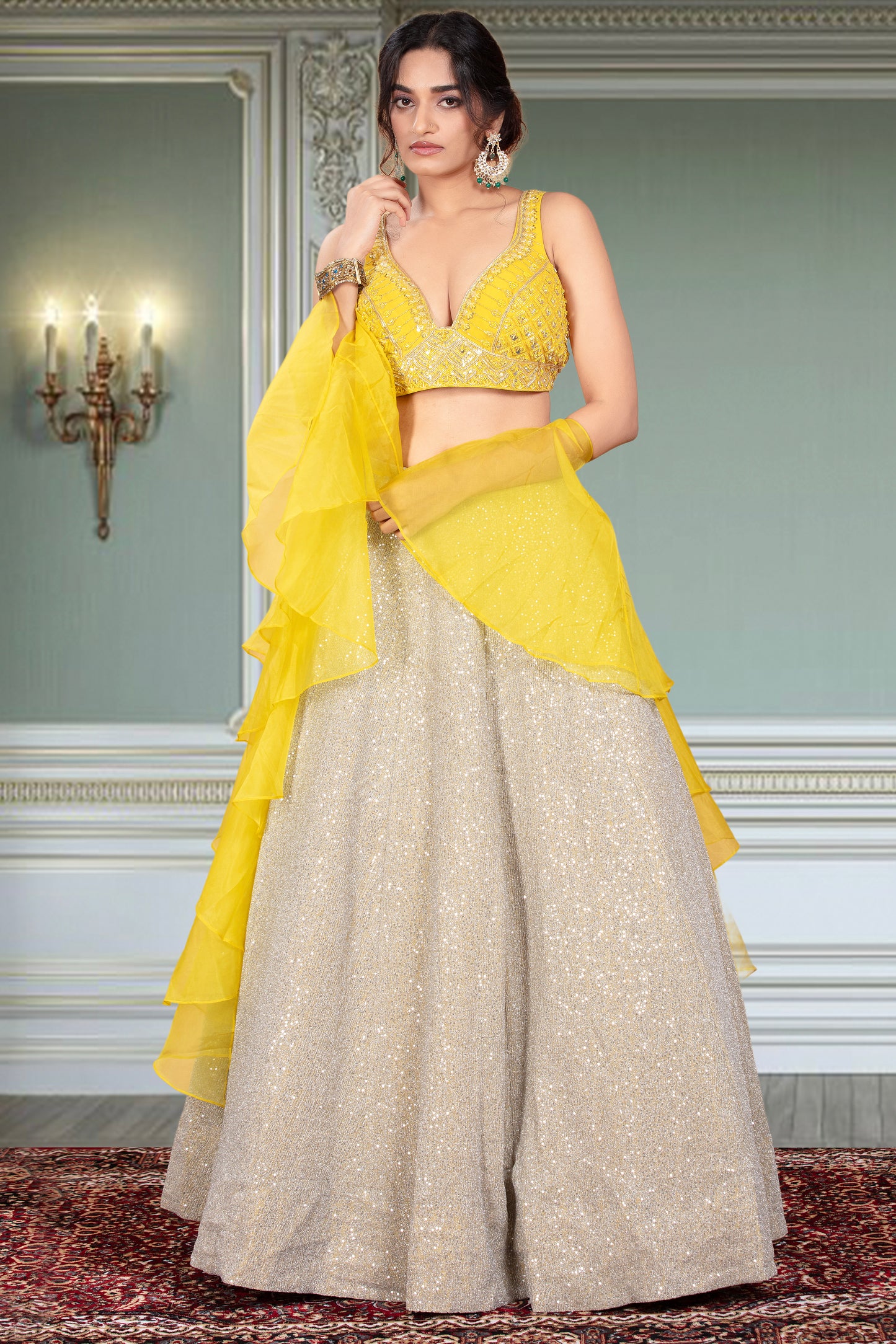 Party Wear Lehenga D-341