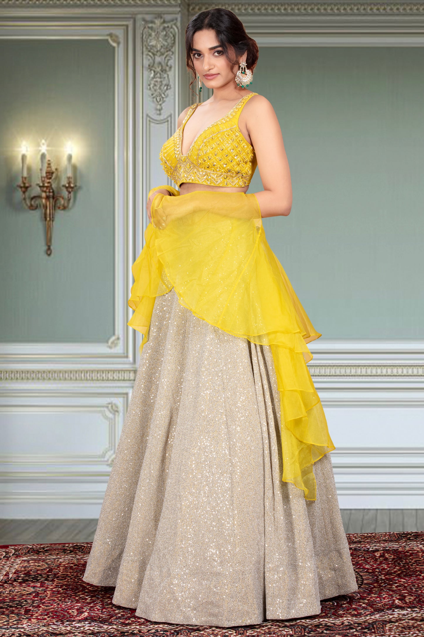 Party Wear Lehenga D-341