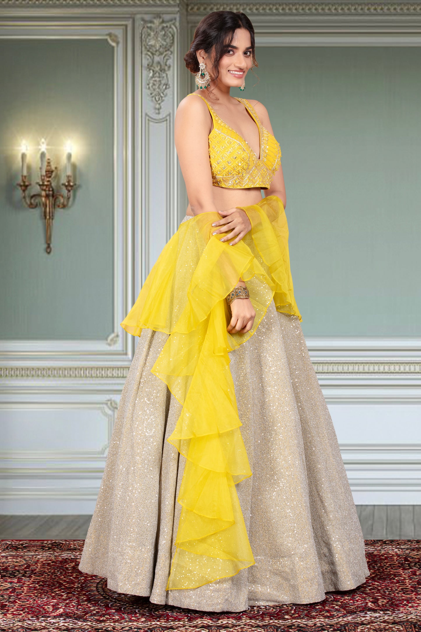 Party Wear Lehenga D-341