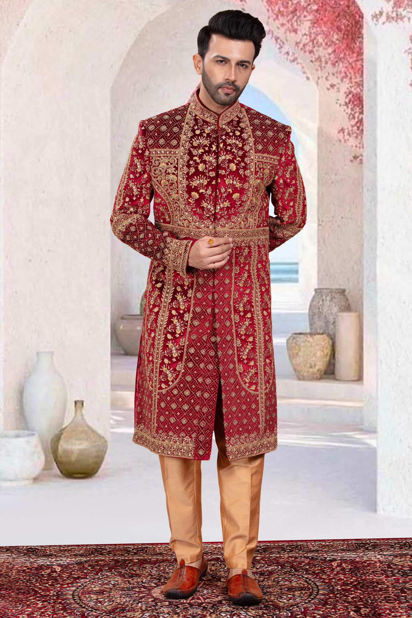 Mens Sherwani- M42-S147