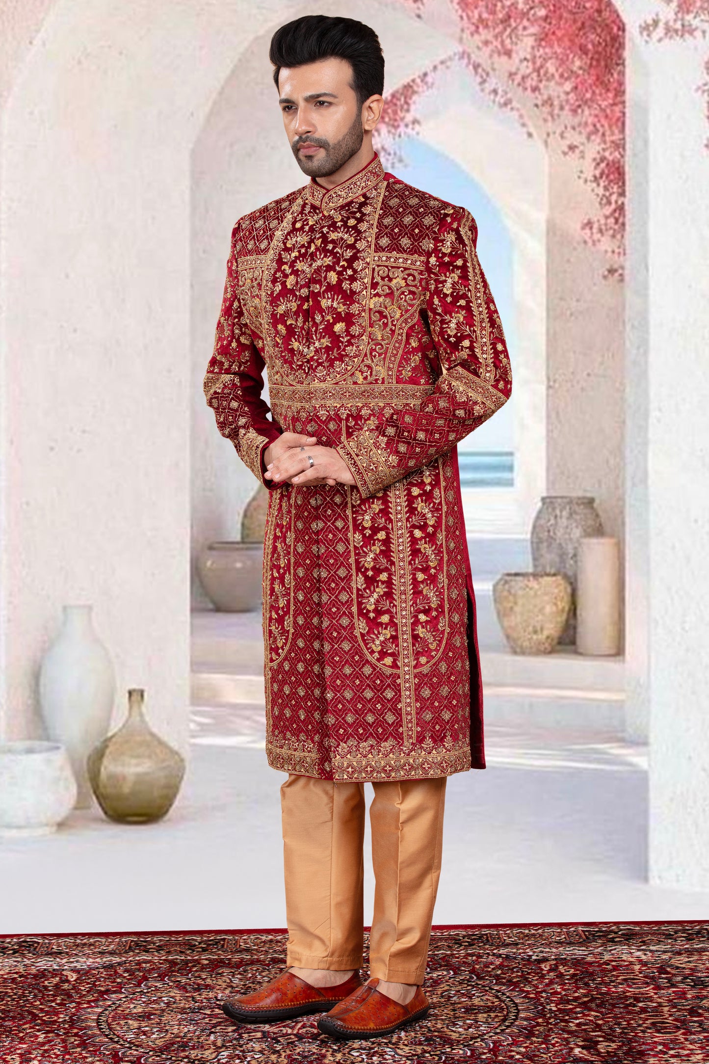 Mens Sherwani- M42-S147