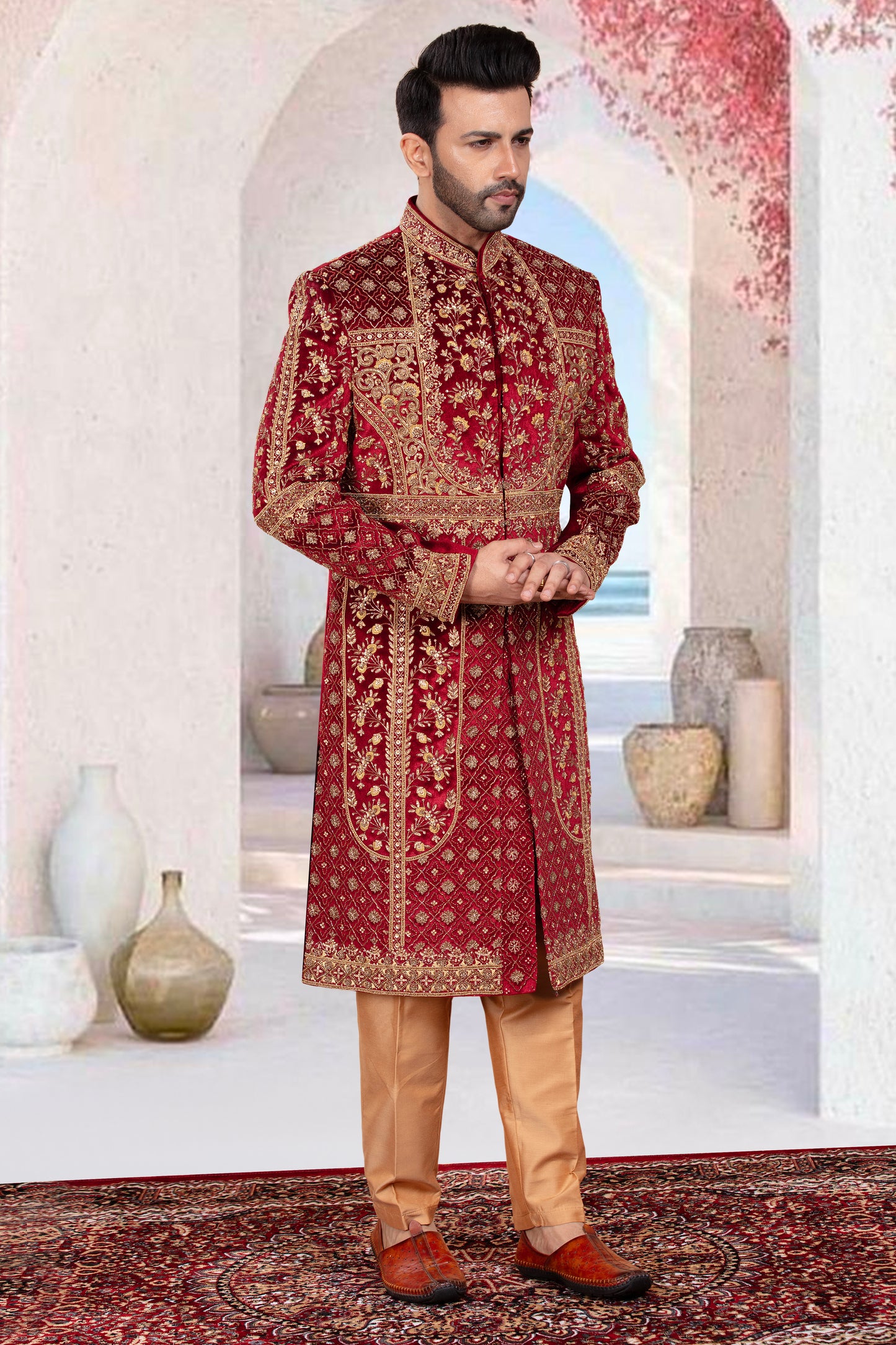 Mens Sherwani- M42-S147