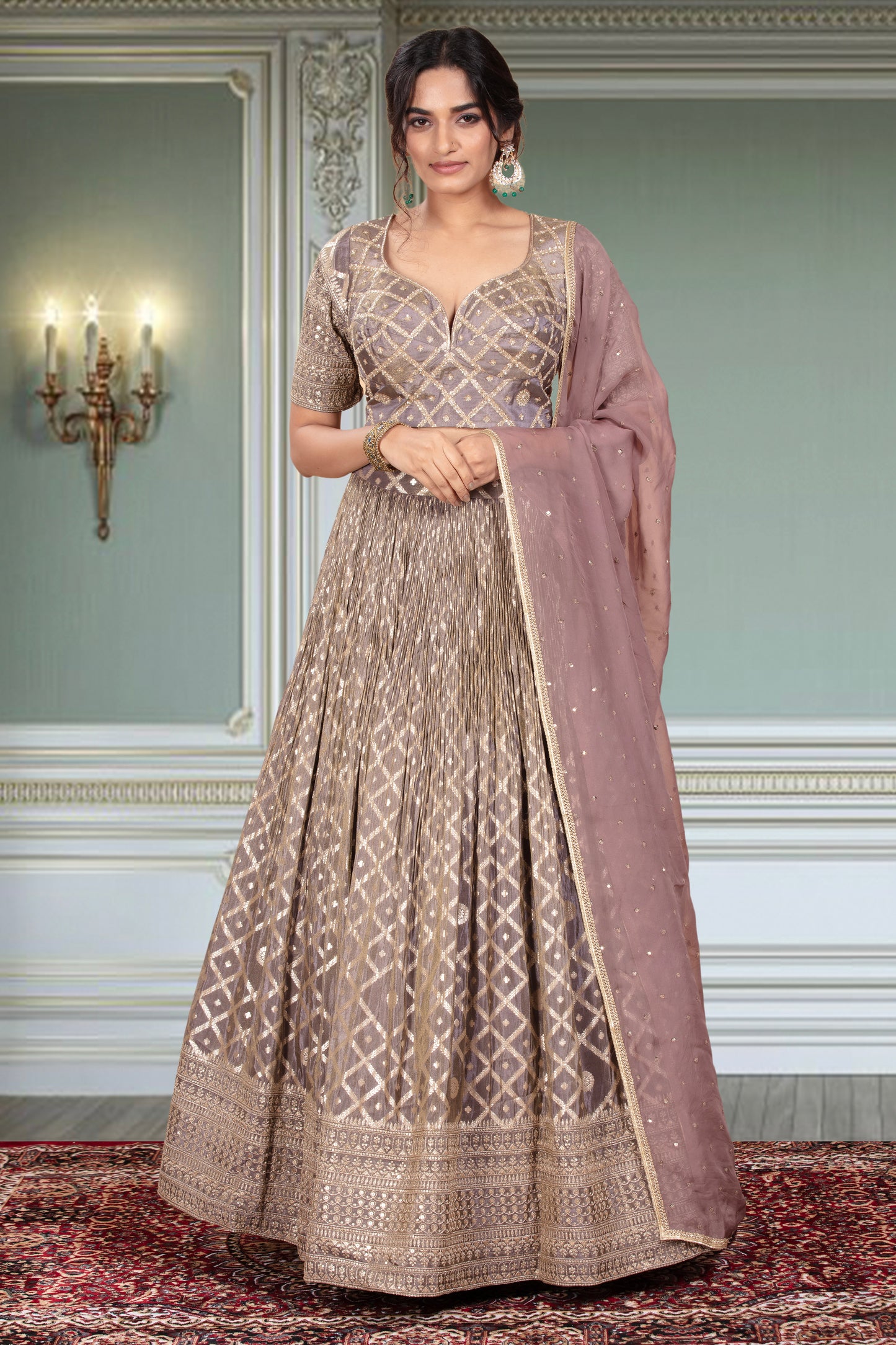 Party Wear Lehenga D-344