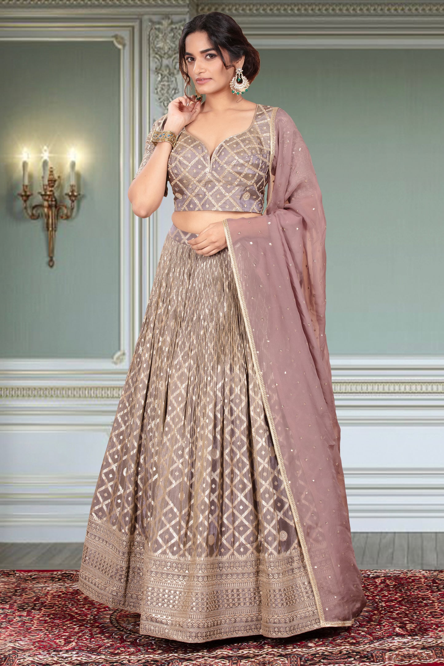 Party Wear Lehenga D-344