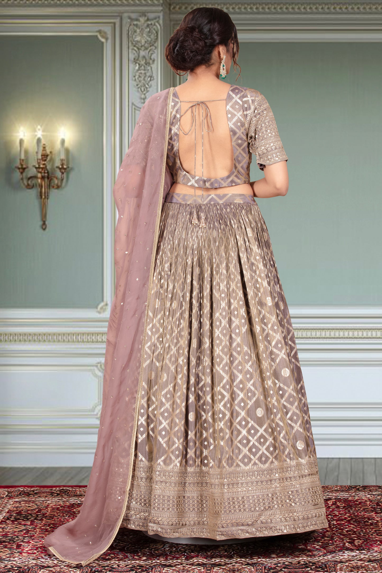 Party Wear Lehenga D-344