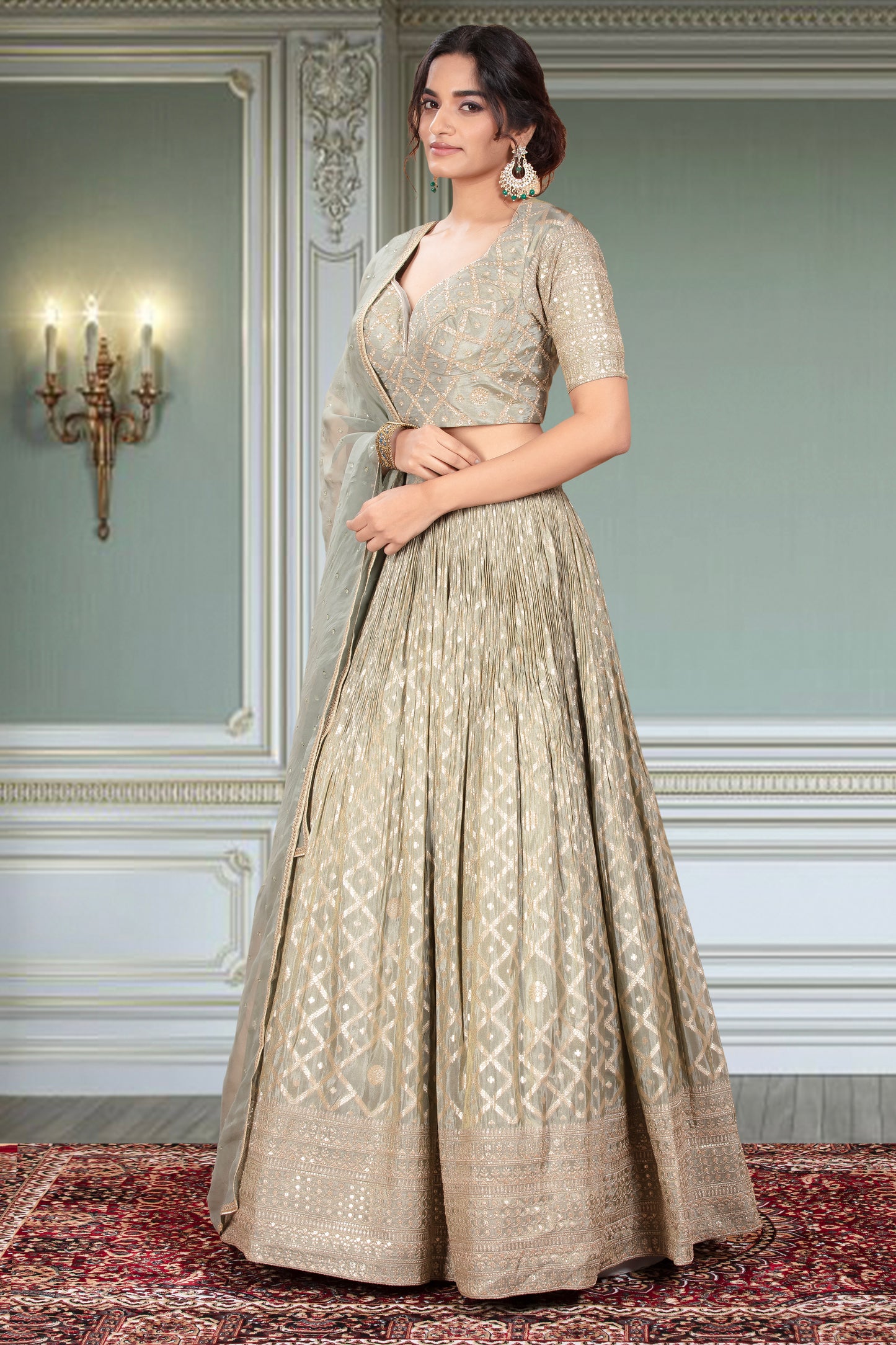 Party Wear Lehenga D-345