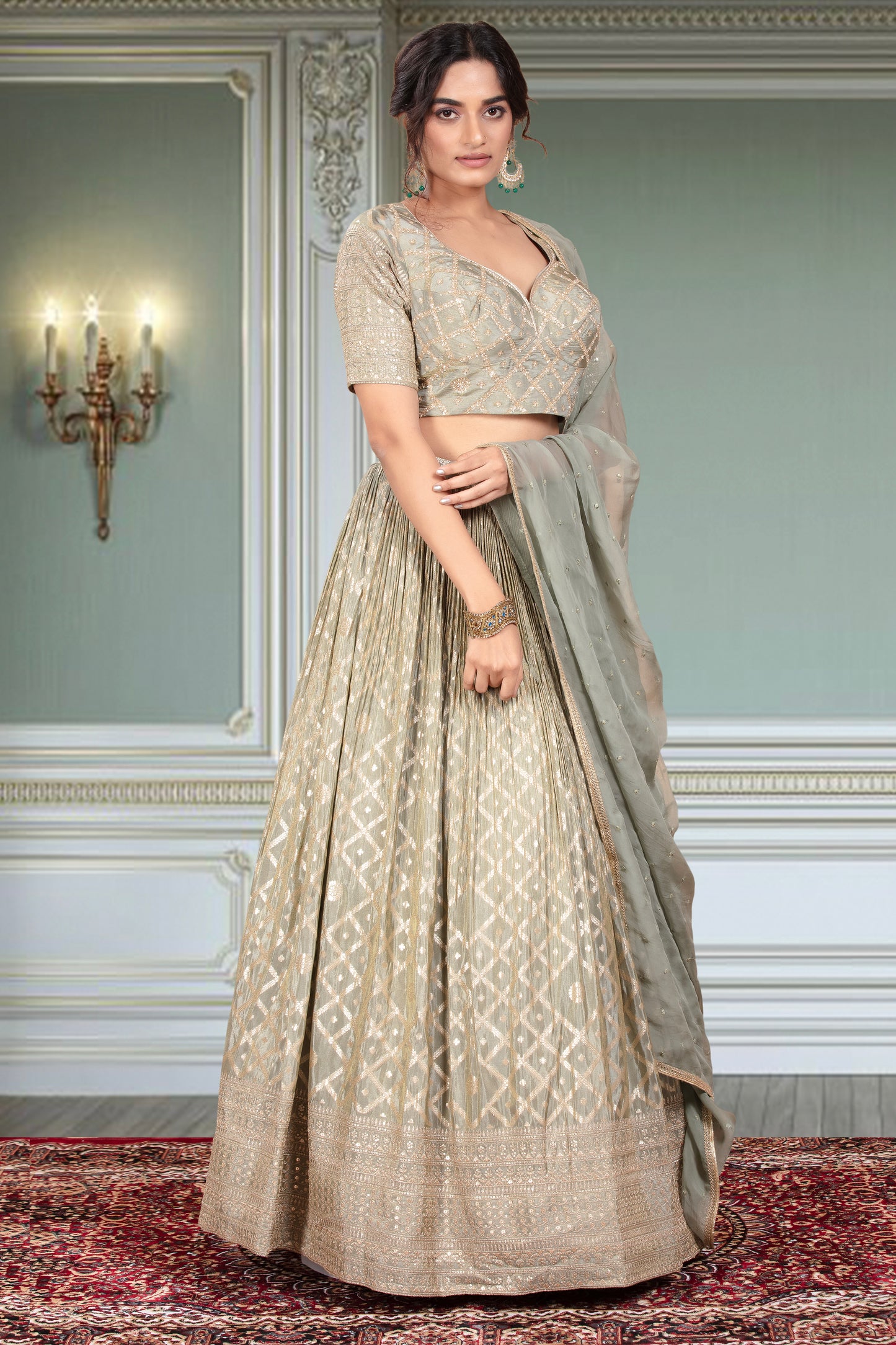 Party Wear Lehenga D-345