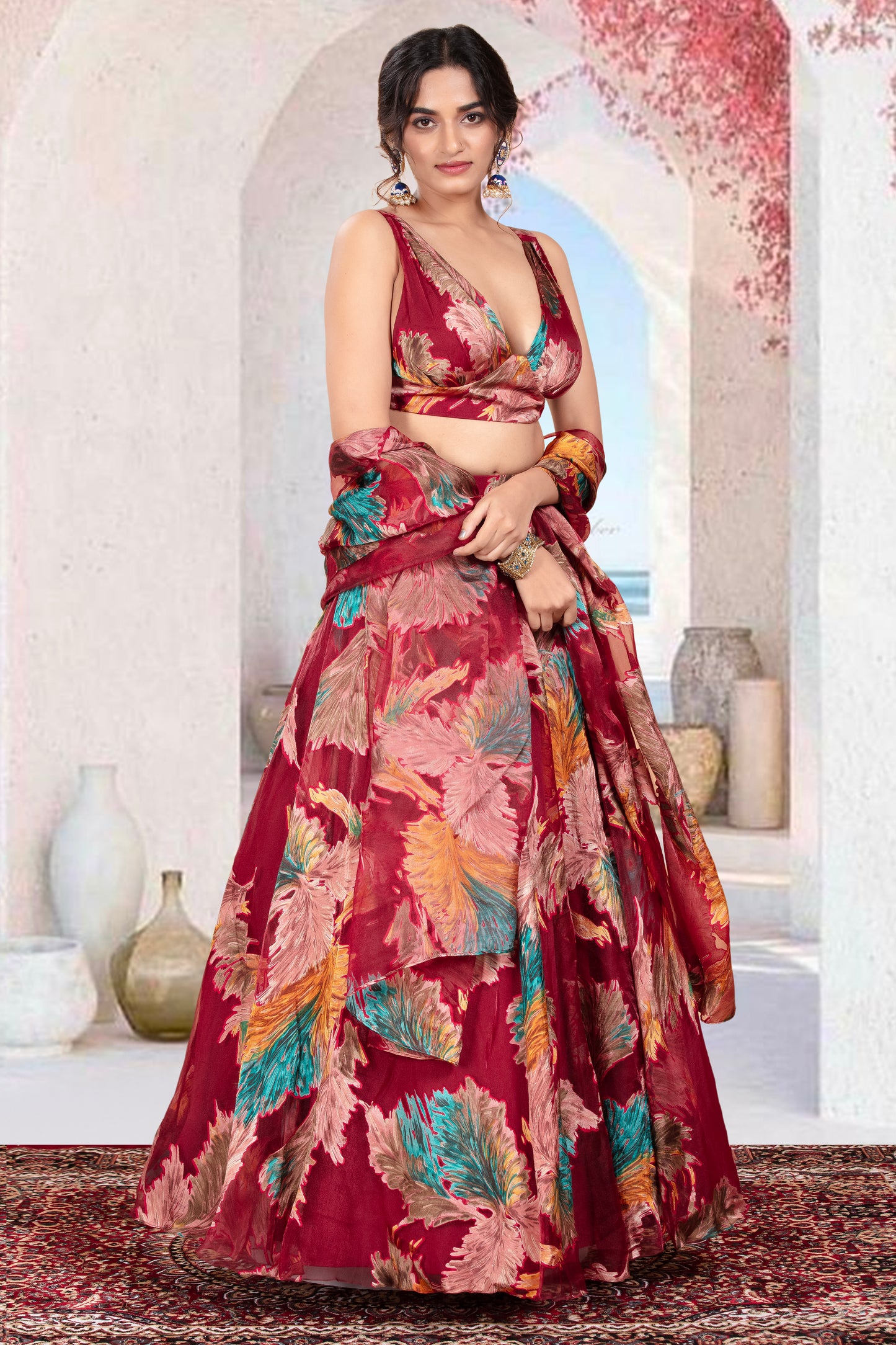 Party Wear Lehenga D-346