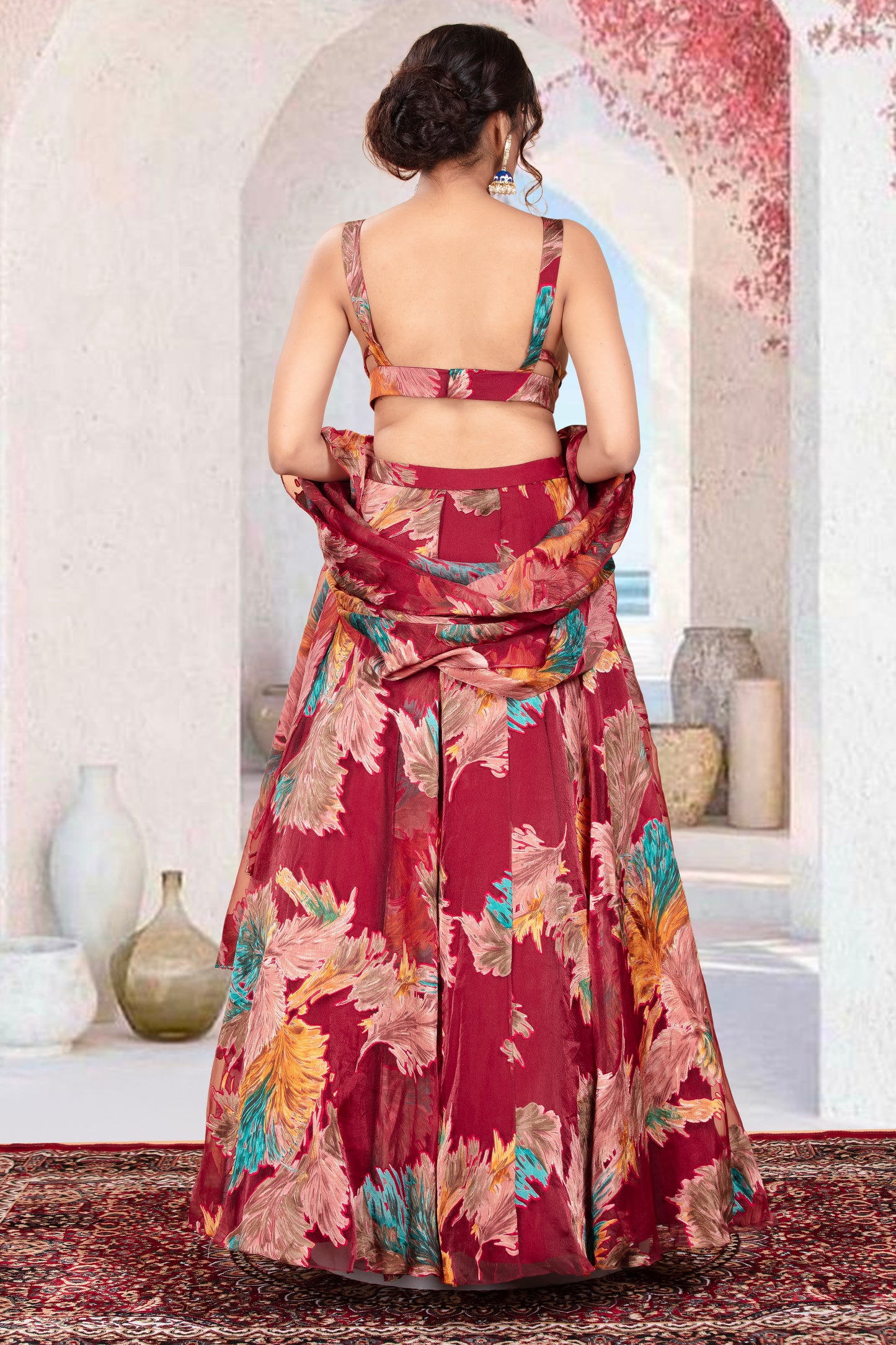 Party Wear Lehenga D-346