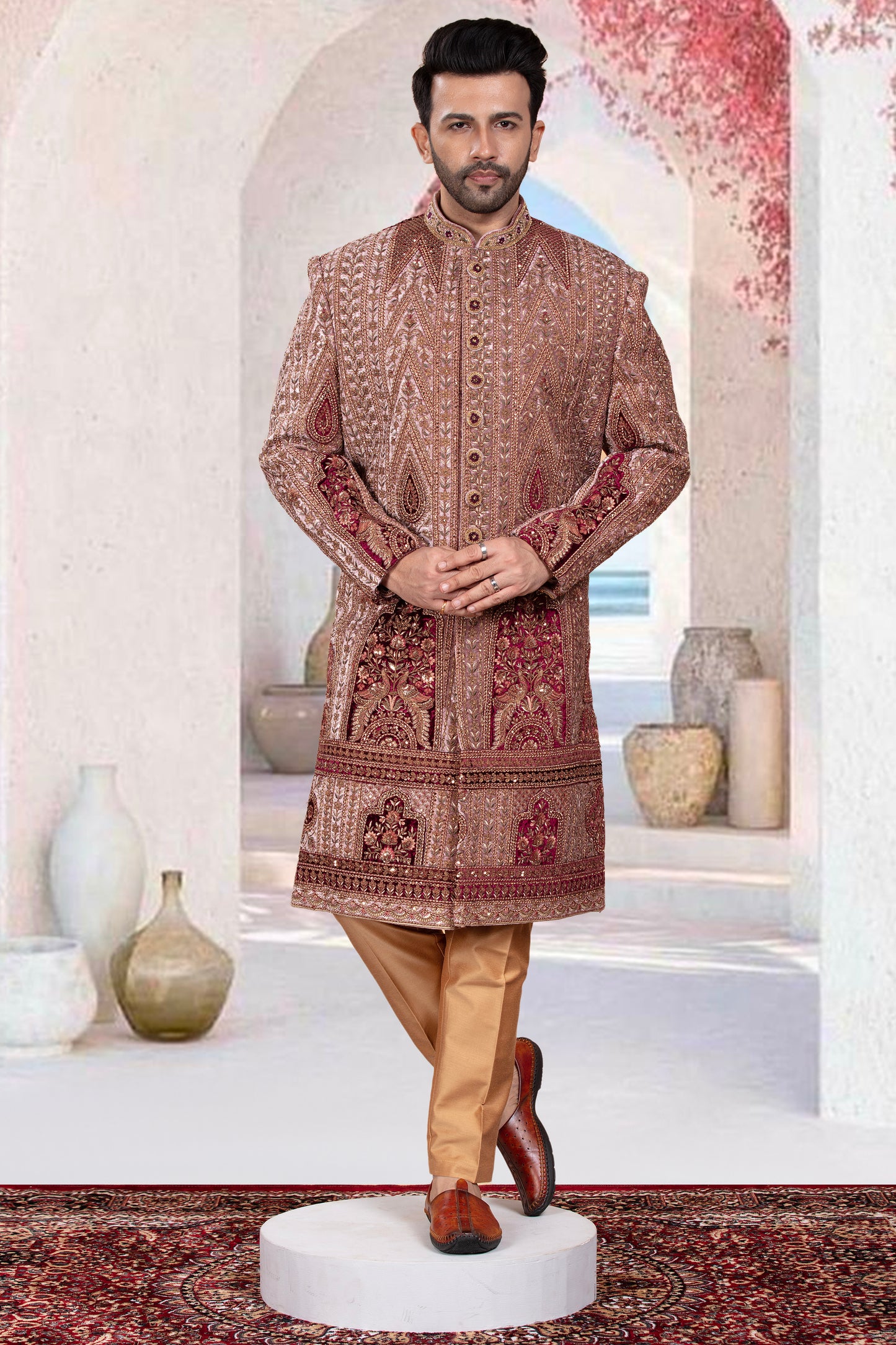 Mens Sherwani- M42-S140