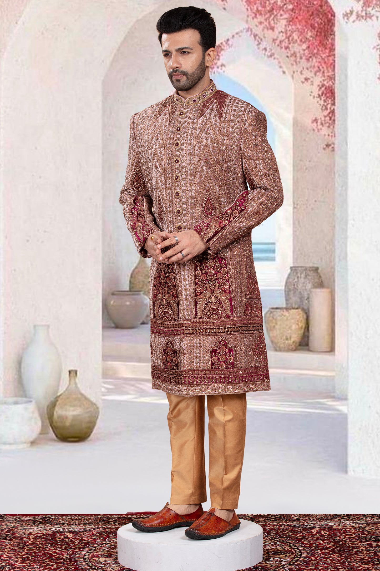 Mens Sherwani- M42-S140