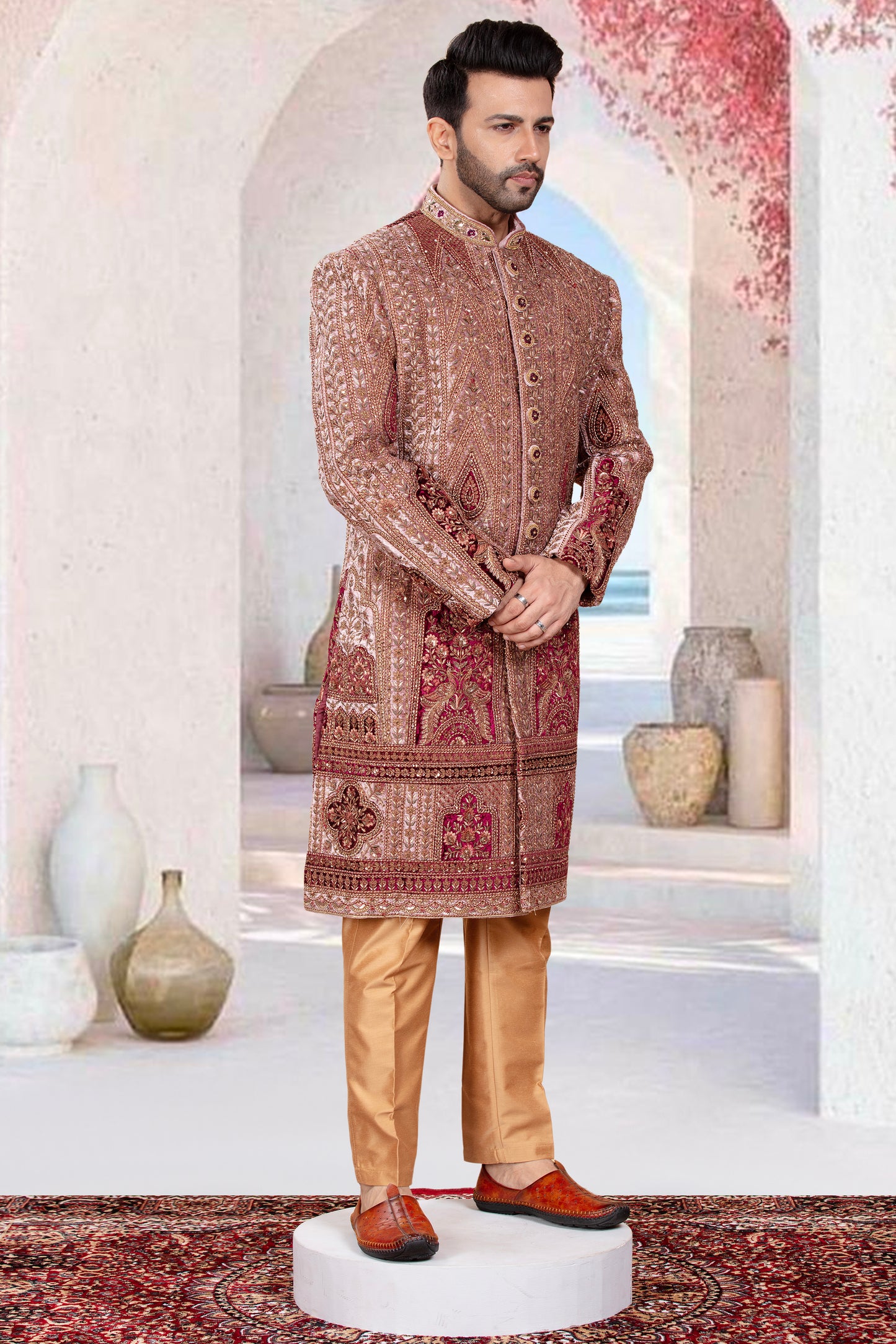 Mens Sherwani- M42-S140