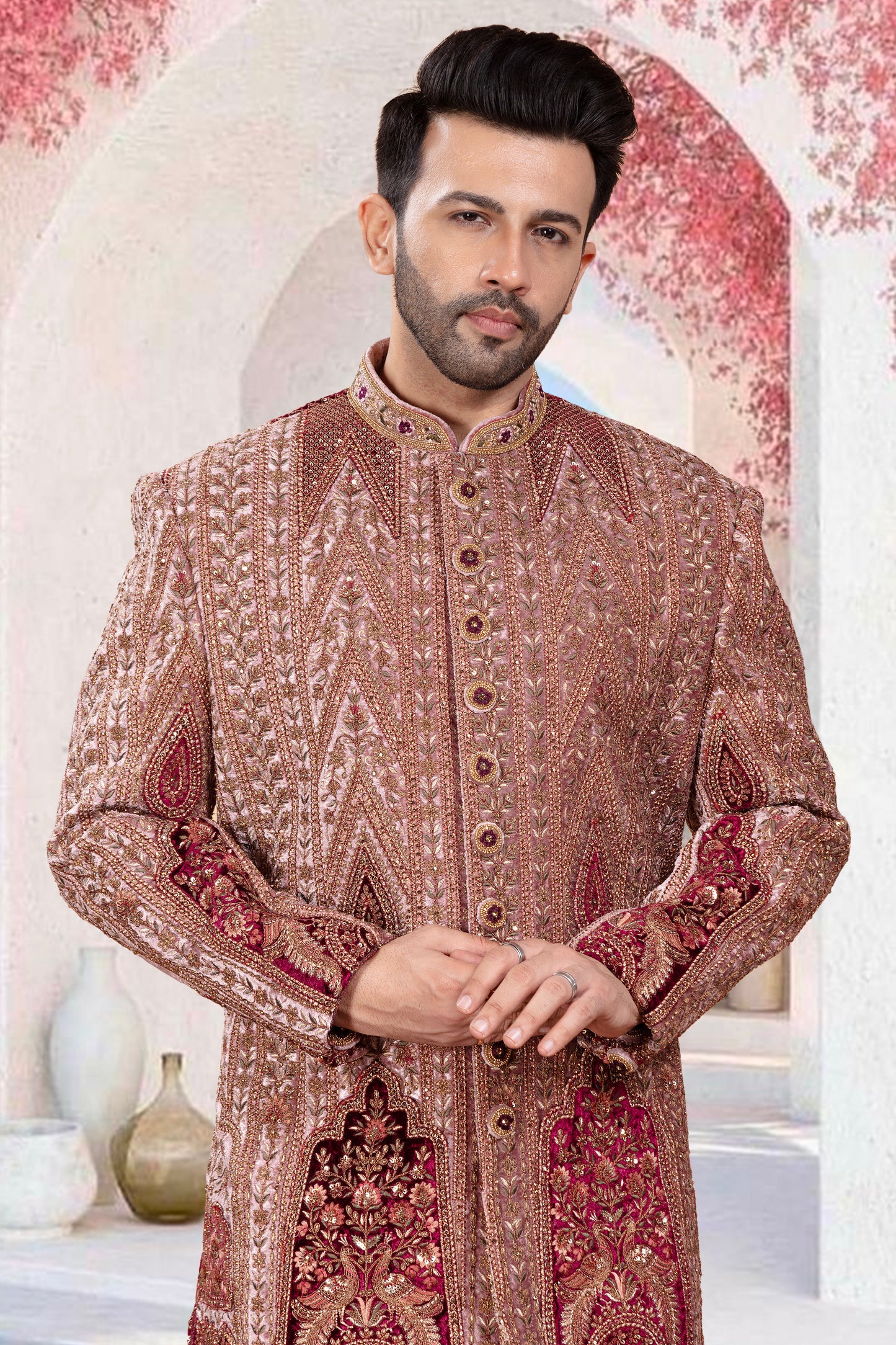 Mens Sherwani- M42-S140