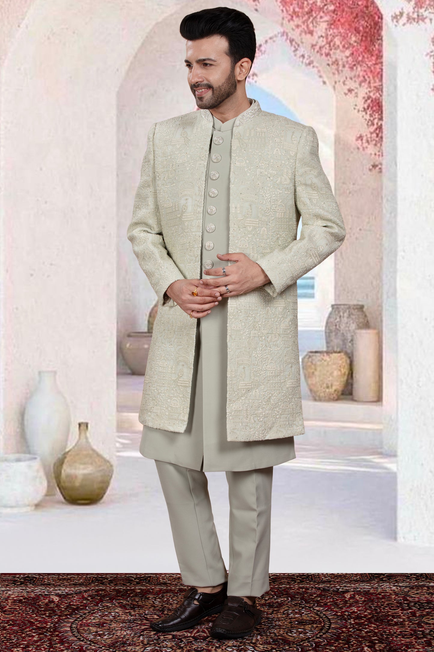 Mens Sherwani- M42-S149