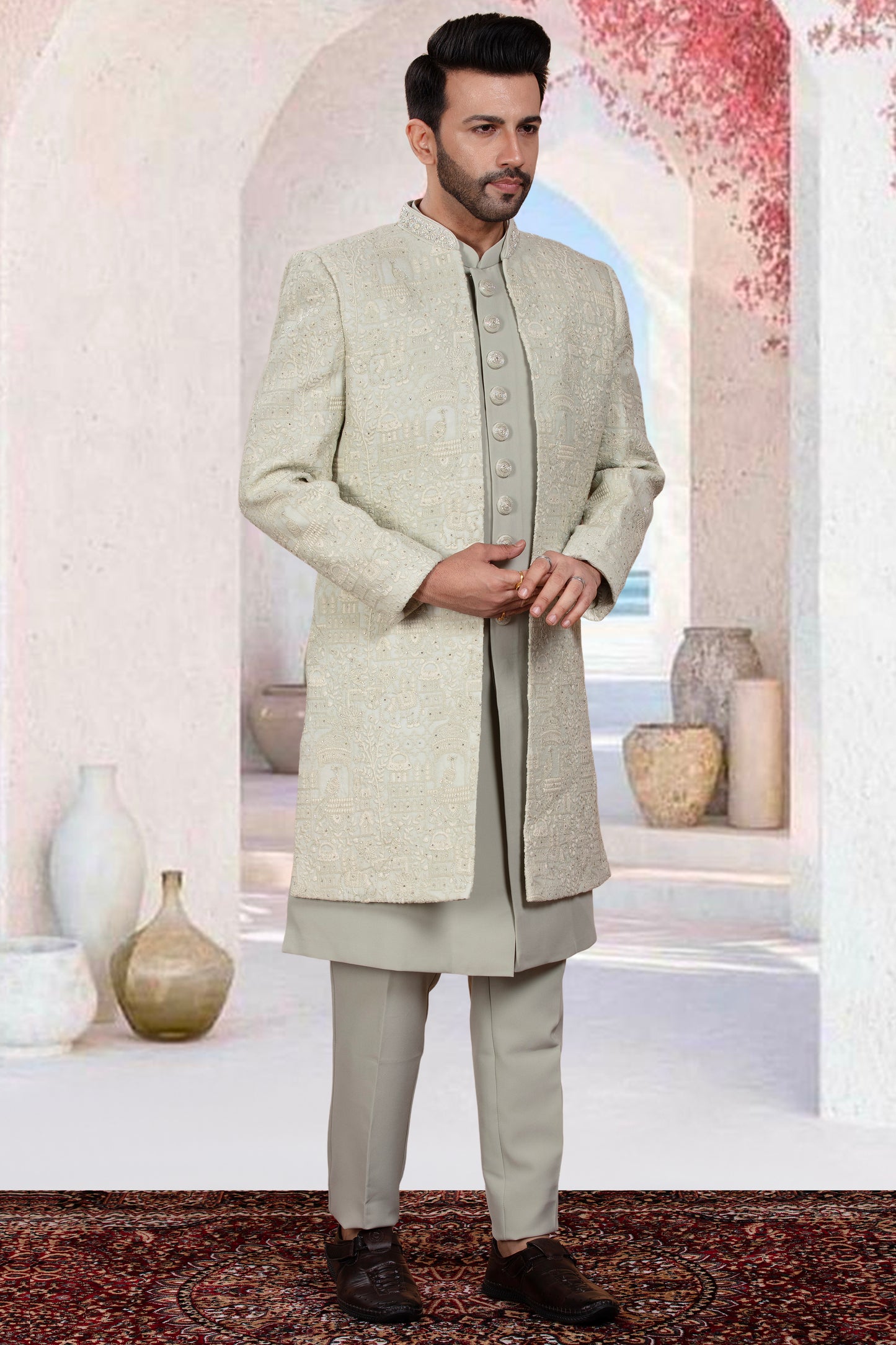 Mens Sherwani- M42-S149