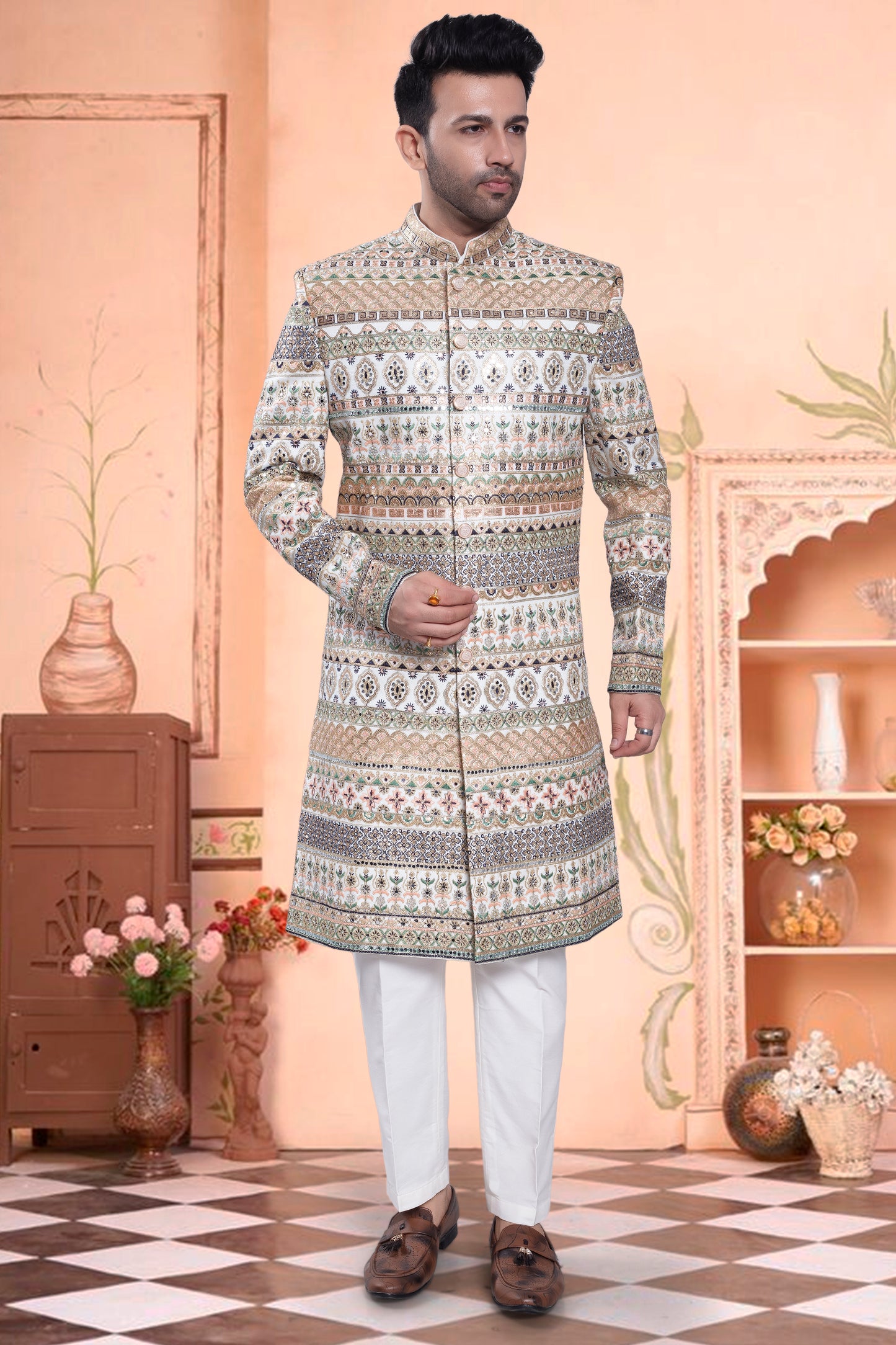 Mens Sherwani- I09-S04