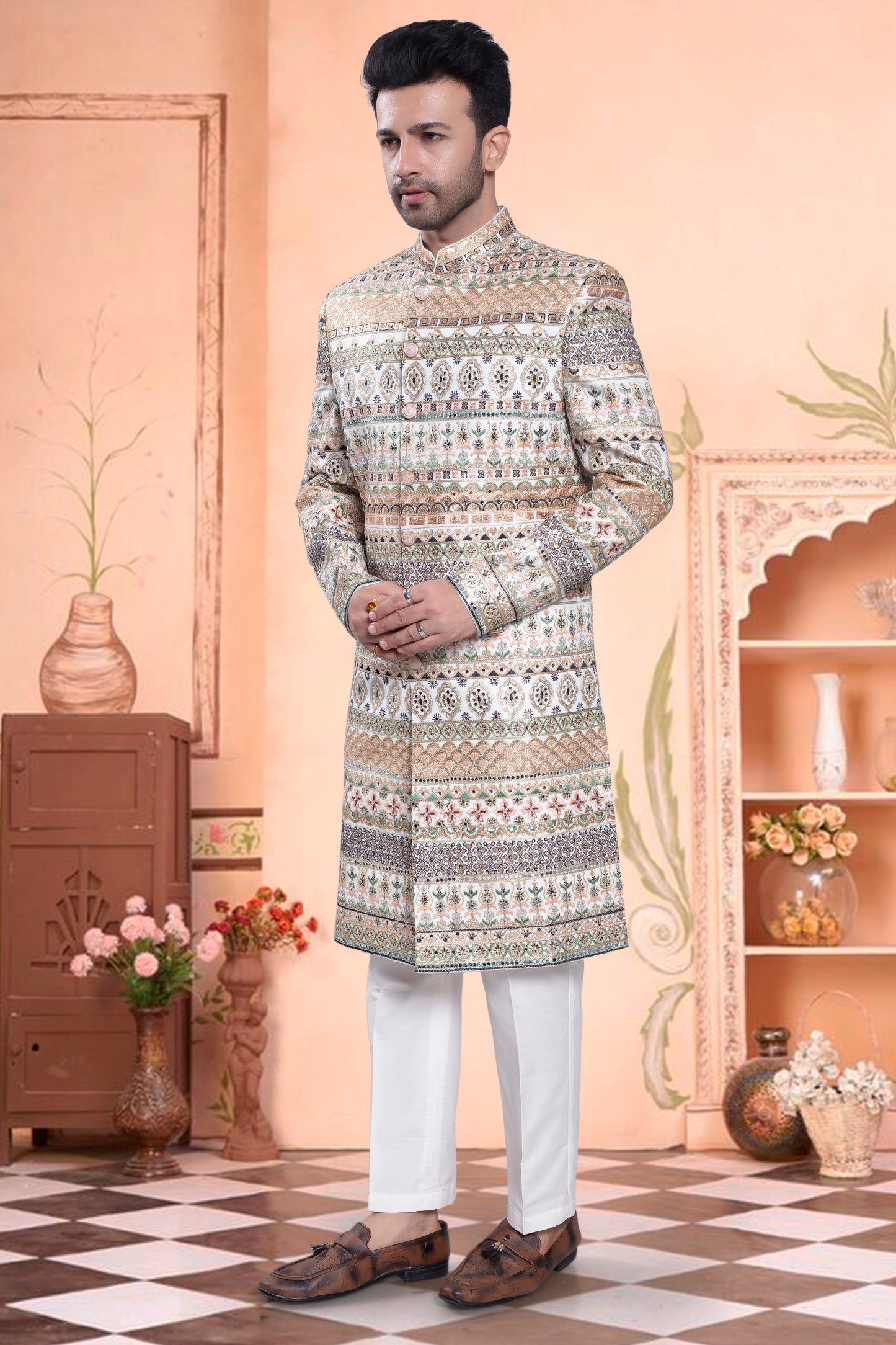 Mens Sherwani- I09-S04