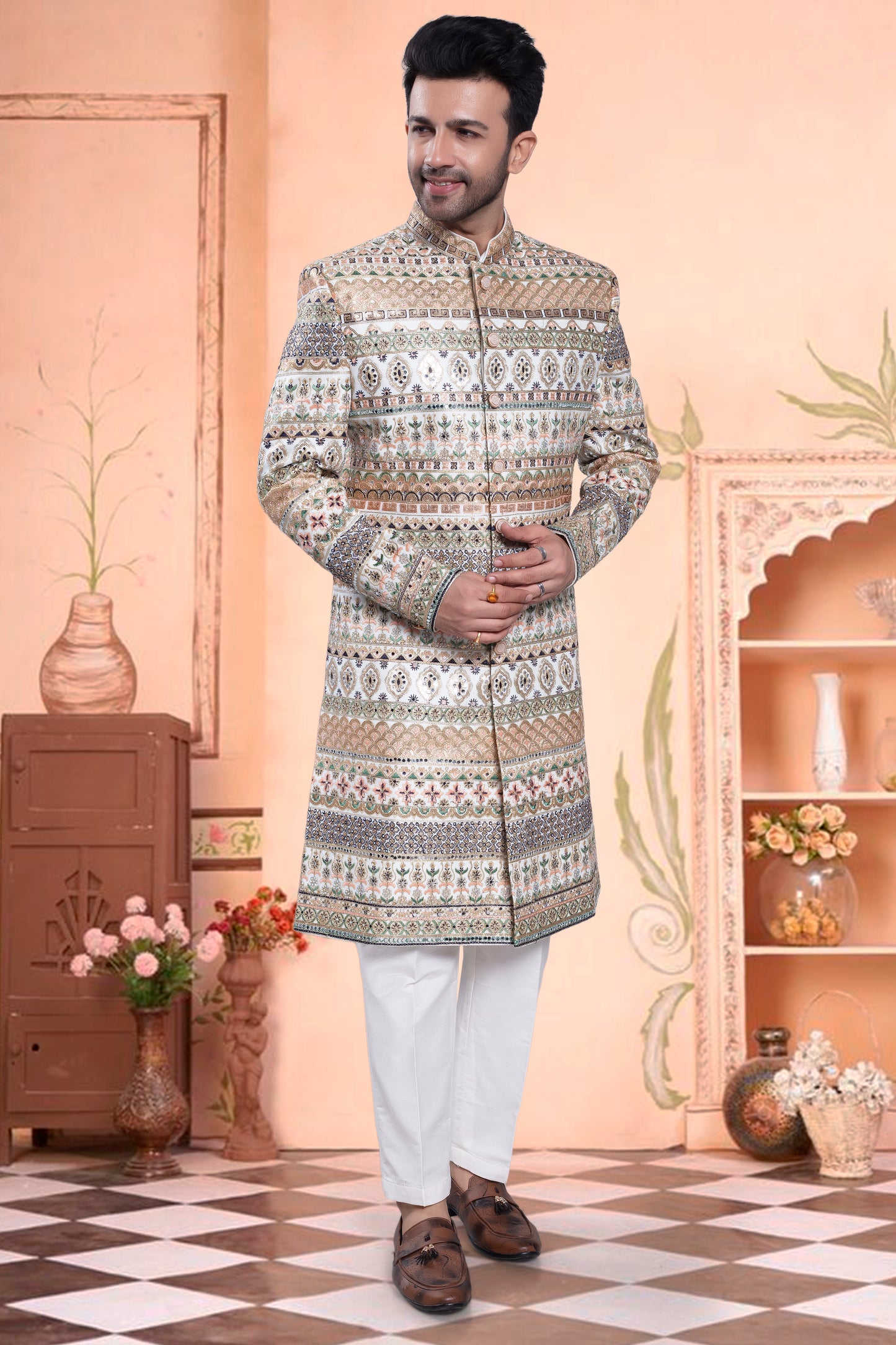 Mens Sherwani- I09-S04