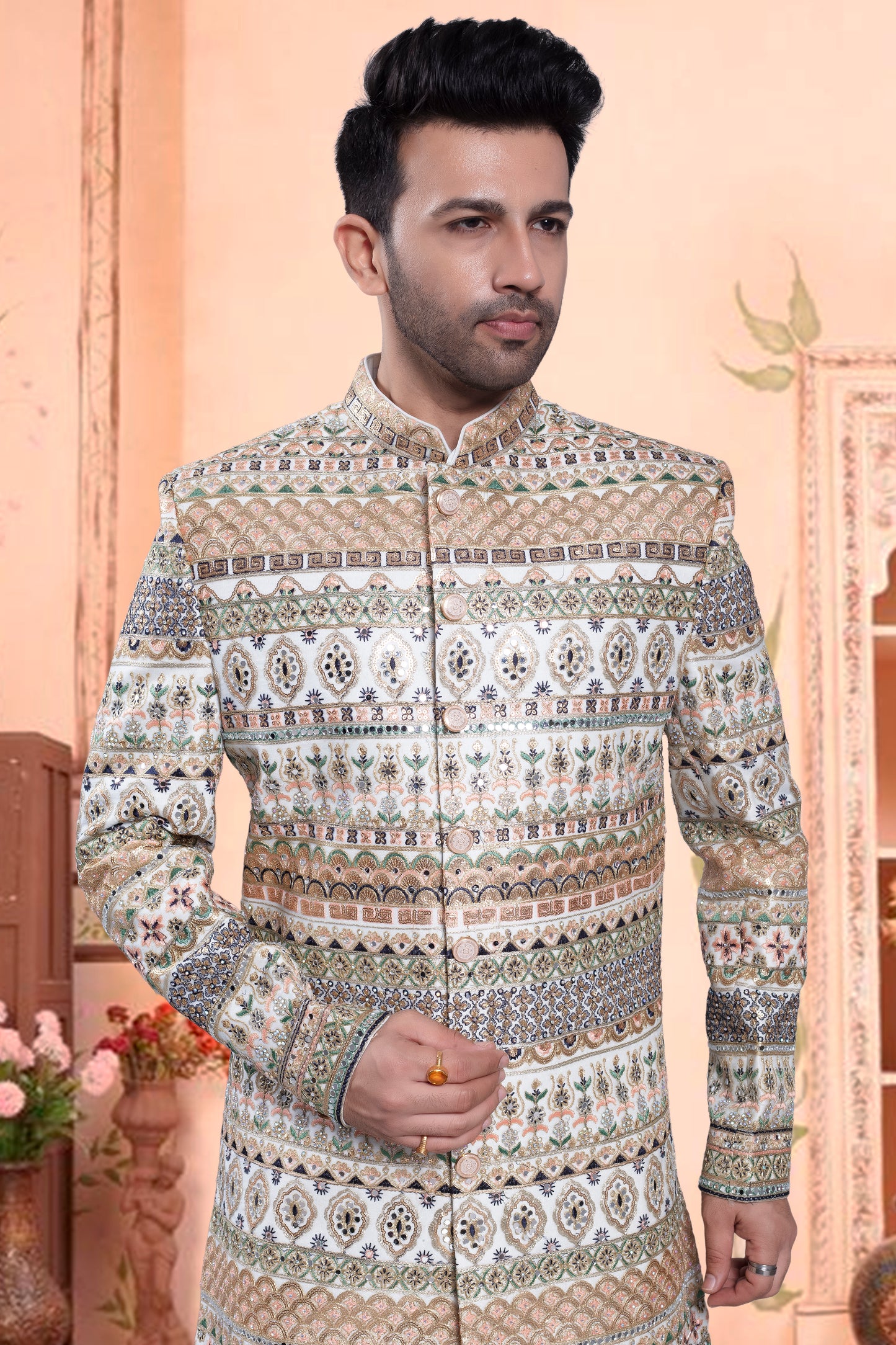 Mens Sherwani- I09-S04