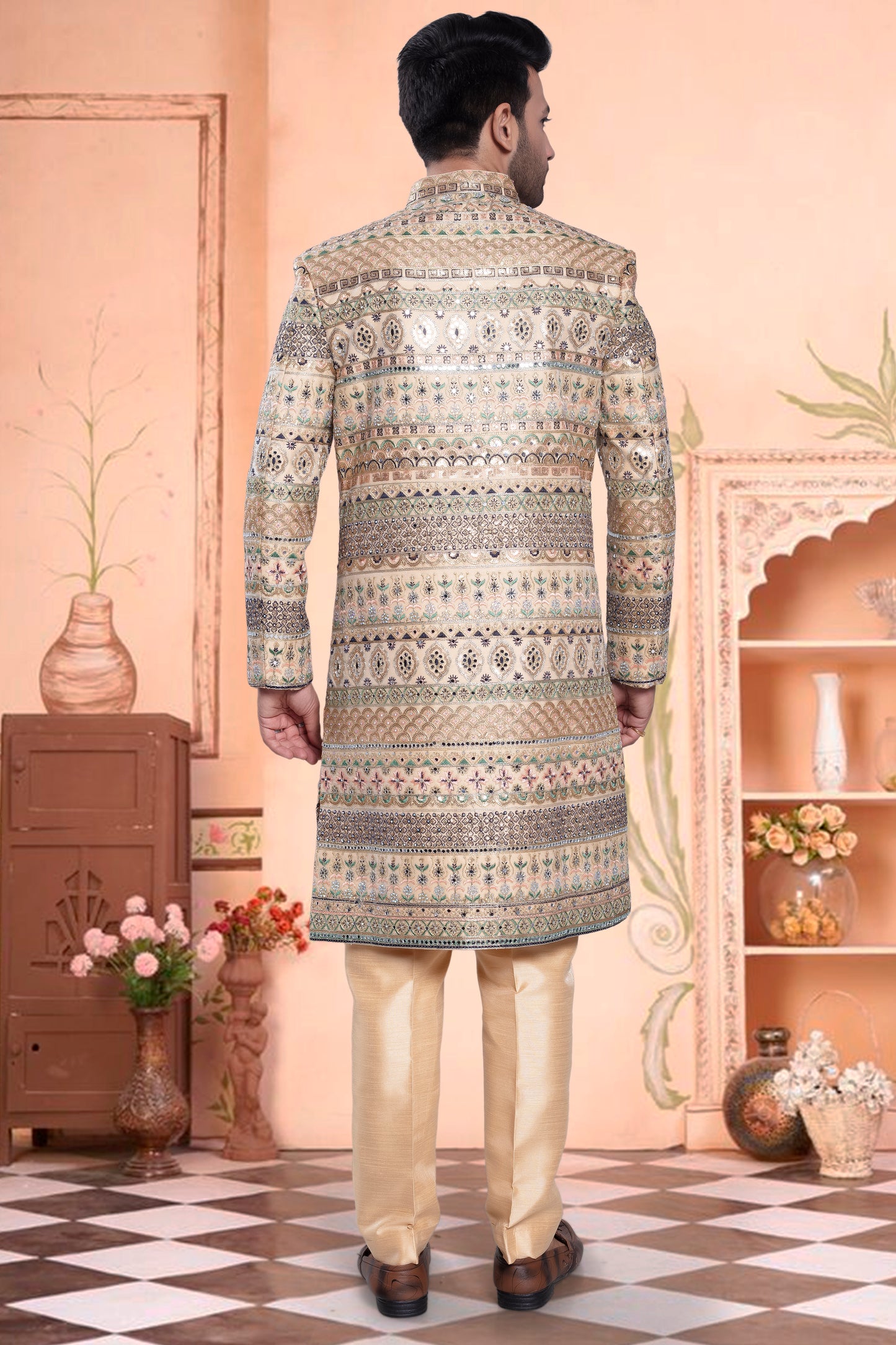 Mens Sherwani- I09-S04